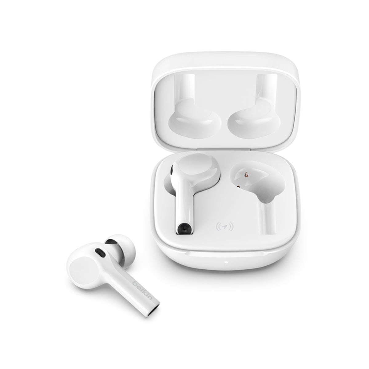 Belkin SoundForm Freedom True Wireless Earbuds - White | Bluetooth 5.0, 32H Playtime, IPX5 Waterproof | Perfect for Gym, Running & Commuting