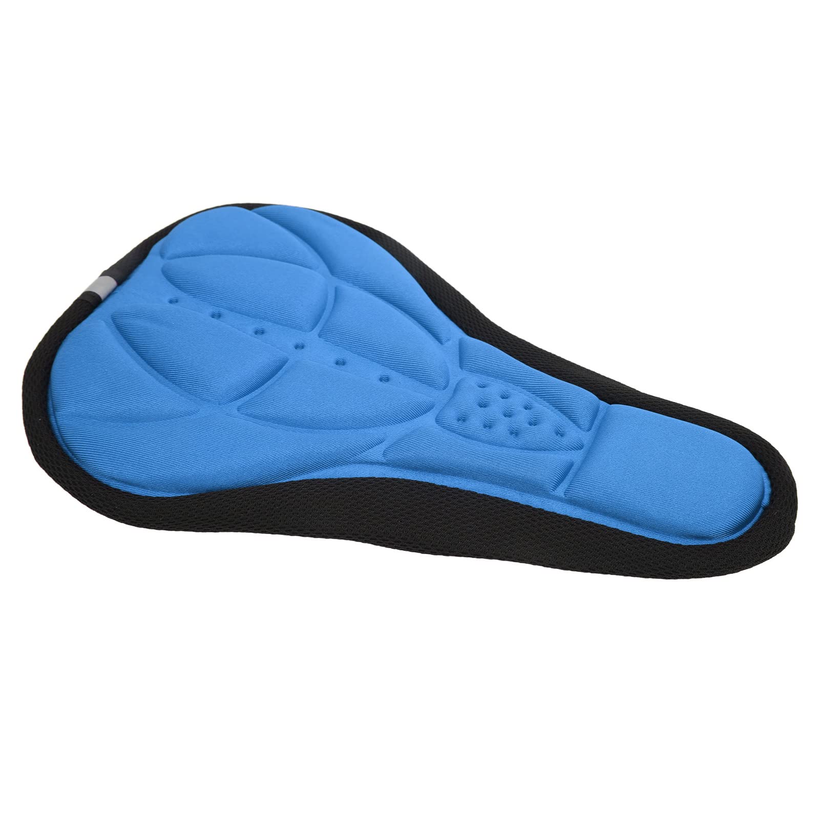 Eulbevoli Padded Bike Seat Cover - Comfortable Concave Convex Bicycle Seat Cushion with Bright Colors, Soft & Breathable for Cycling, DIY Bike Upgrades - Perfect for Commuting, Road Bikes & Outdoor Adventures