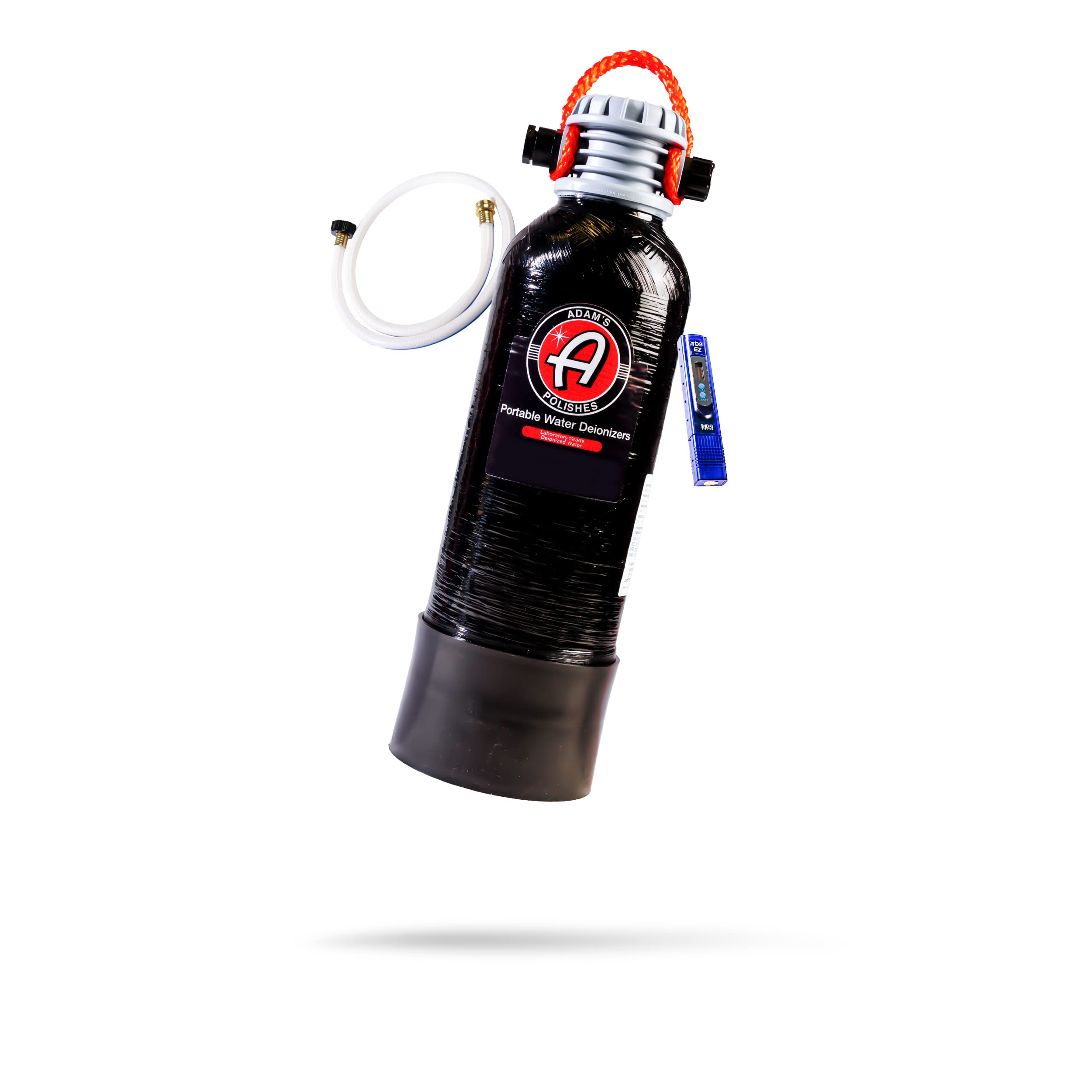 Adam's Polishes Portable Spotless Water Deionizer (Small) - Eliminates Water Spots for Car Detailing, RV & Boat Washing - Easy to Use Garden Hose Attachment for Spotless Rinse & Touchless Cleaning