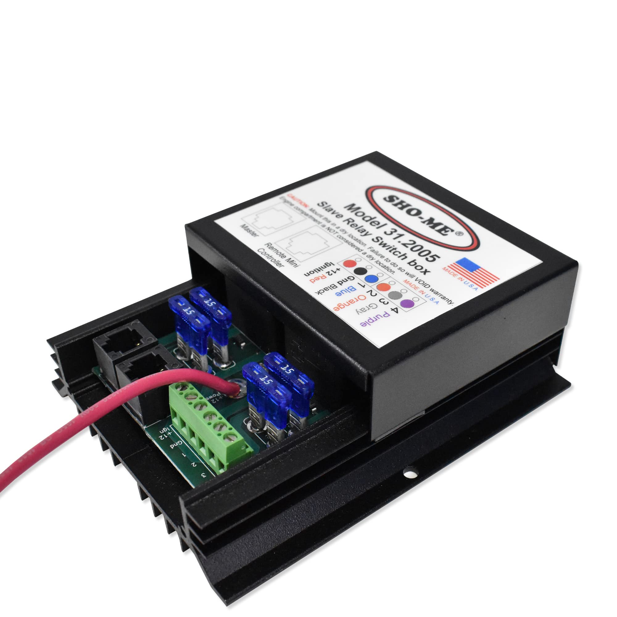 A'BLE Sho-Me 4 Function Undercover Switch Box - Multi-Purpose Electrical Control Panel for Home, Office & Industrial Use