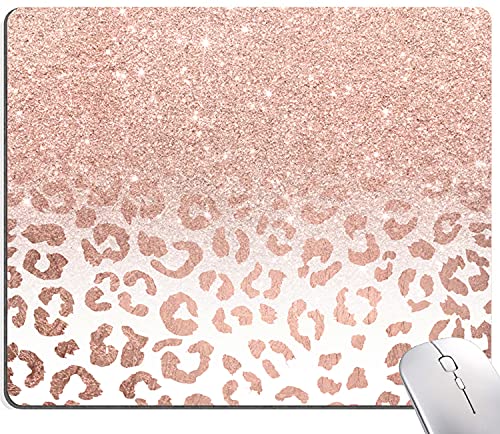 Pink Glitter Leopard Animal Print