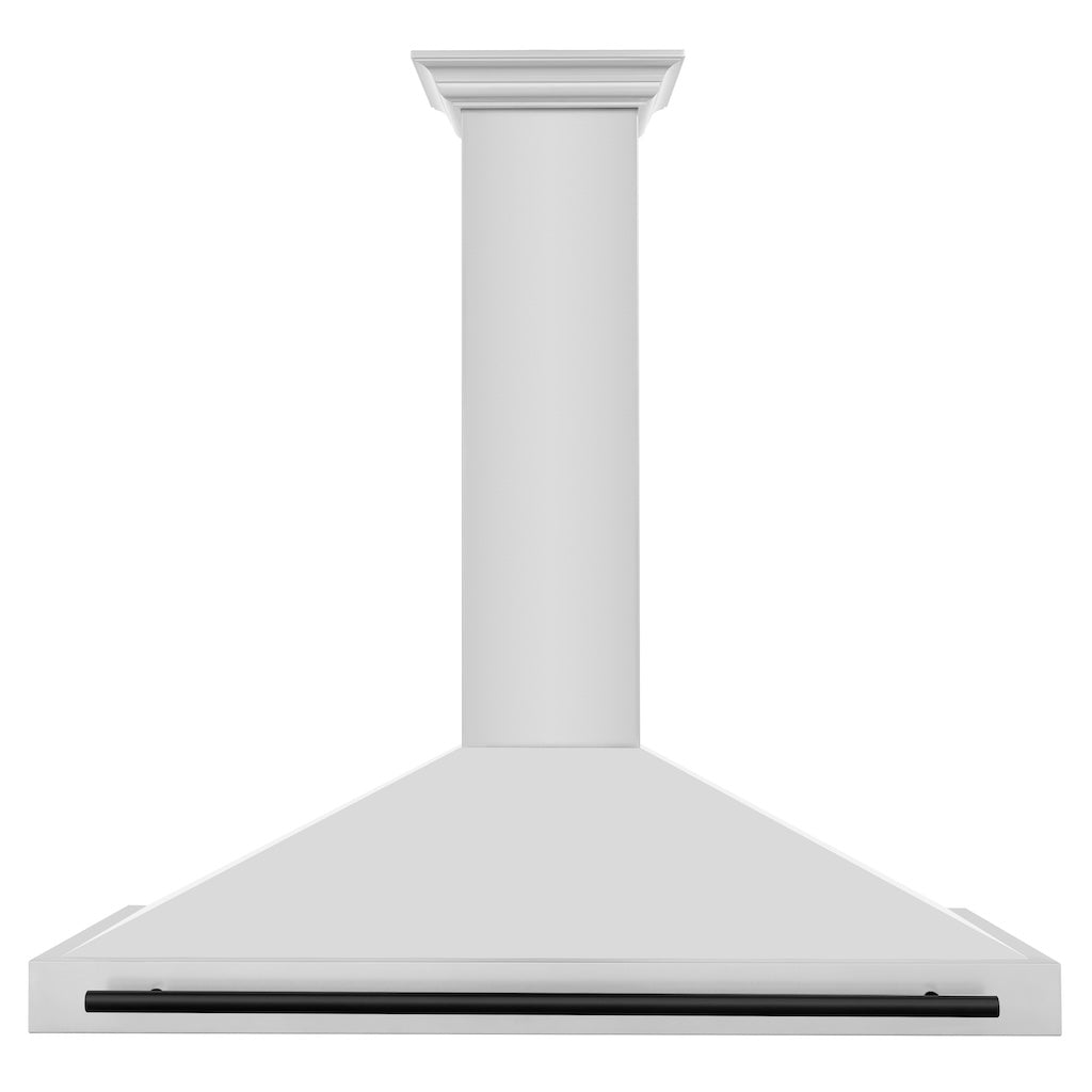 ZLINE KB4STZ MB Autograph Edition Convertible Range Hood - Stainless Steel with Matte Black Accents | Professional Kitchen Ventilation for Modern Homes | Perfect for Gas Stoves, Cooking Areas & Open Concept Kitchens