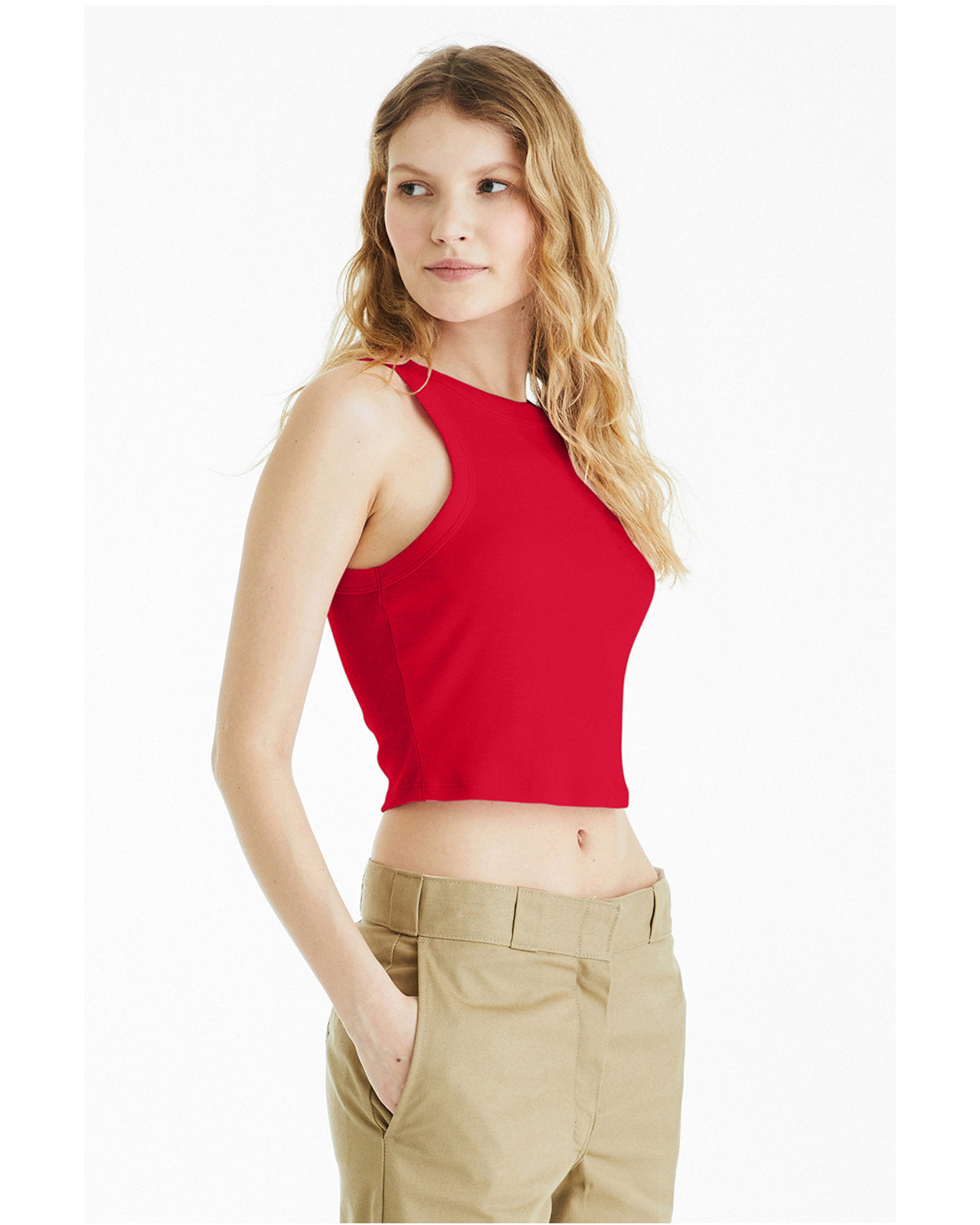 Bella + Canvas 1019 Women's Micro Ribbed Racerback Tank Top - Soft Stretchy Workout Shirt for Yoga, Gym & Casual Wear