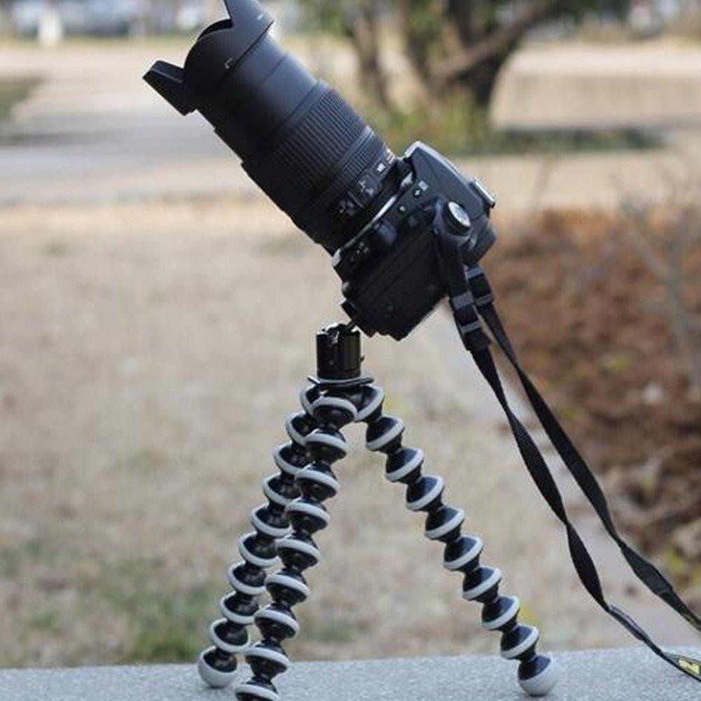 Octopus Camera Tripod - Walway Flexible Phone Holder Stand with Quick-Release Plate for Smartphone, Camera, GoPro, Action Camera & DSLR - Perfect for Travel Vlogging, Selfies & Outdoor Photography
