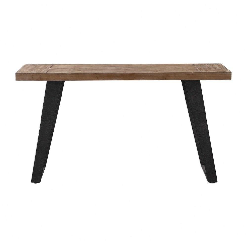 55 Inch Console Table - Modern Entryway Sofa Table with 55