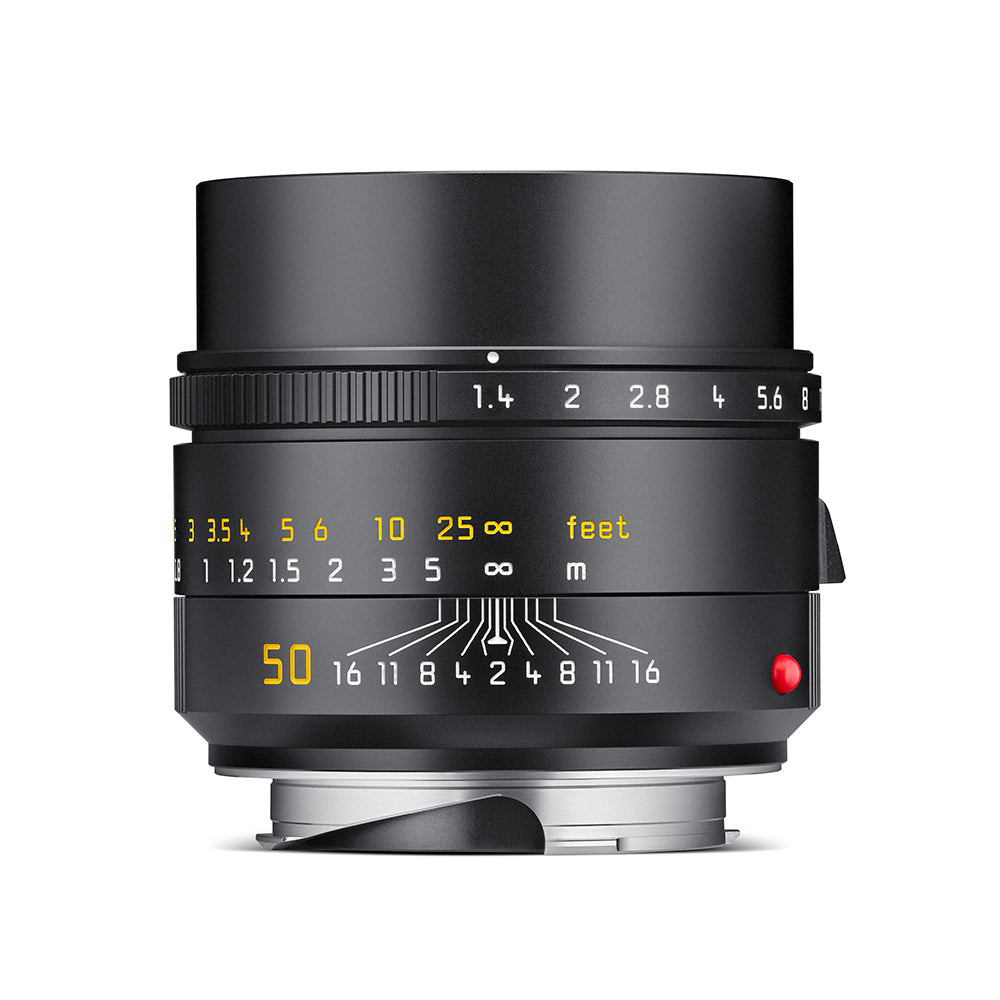Leica Summilux M 50mm f/1.4 ASPH II Black Lens - Professional Fast Prime for Leica M Cameras - Perfect for Portrait, Street & Low Light Photography