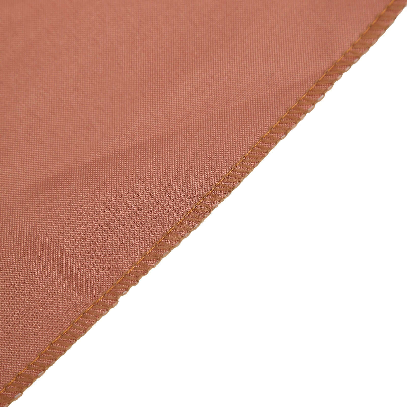 10 Pack Terracotta (Rust) Polyester Chair Covers - Wrinkle & Stain Resistant Slipcovers for Folding Chairs | Perfect for Weddings, Parties & Home Decor