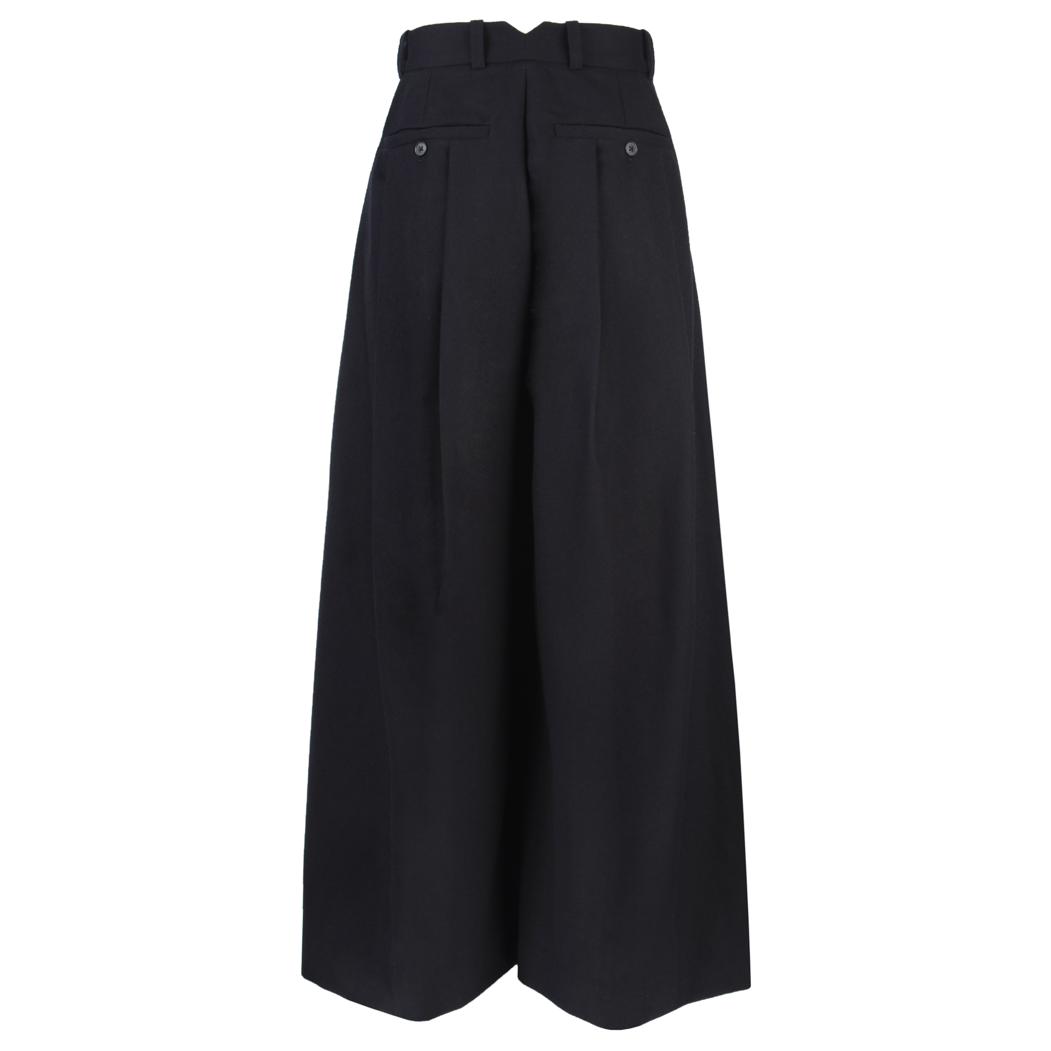2WN Yuki Double Front Pleated Wide Leg Pants for Women - High Waisted Comfortable Office Pants, Business Casual Trousers for Work & Daily Wear