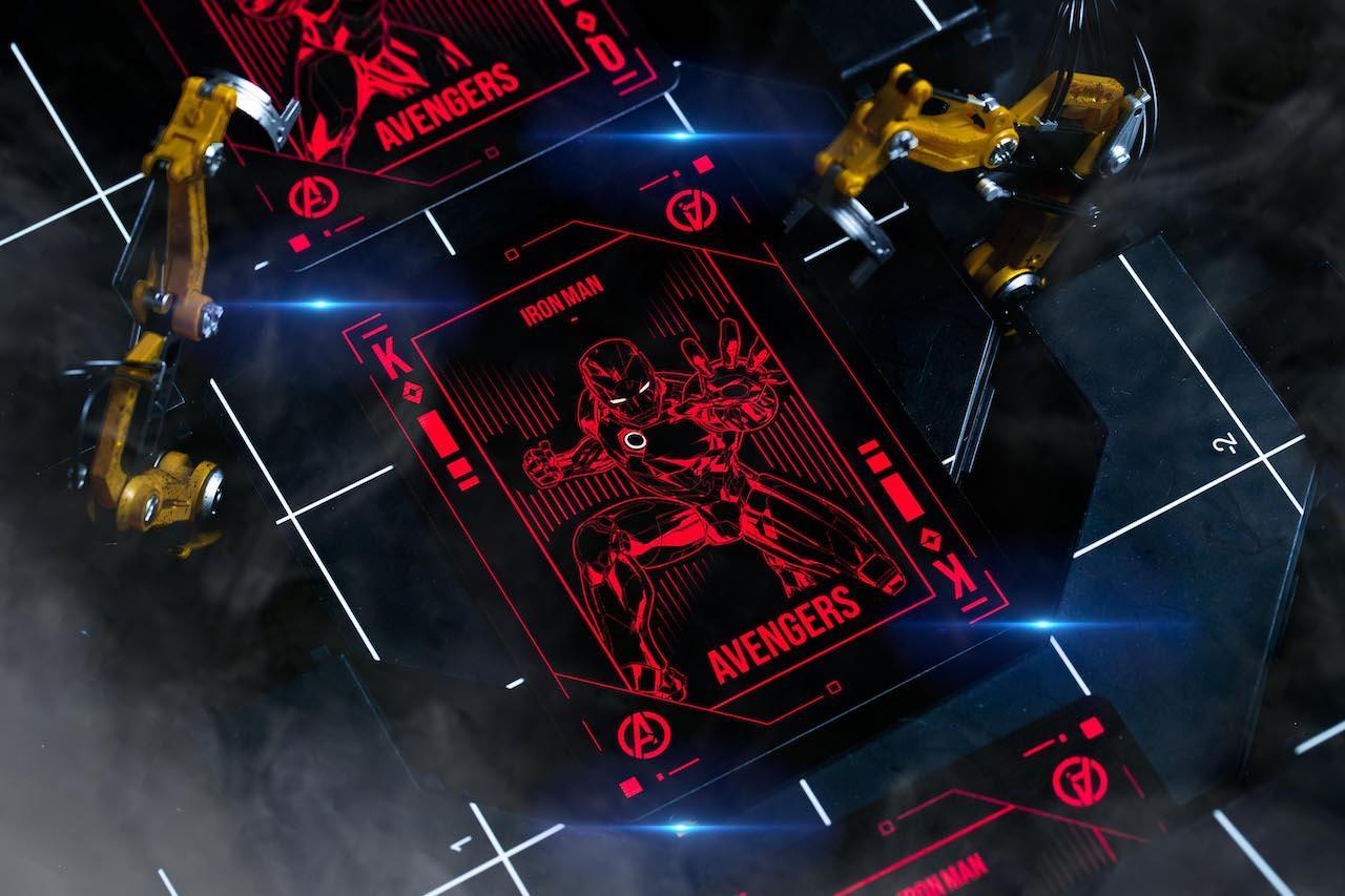 Iron Man Mark 85 Collectible Playing Cards - Marvel Avengers Superhero Deck for Poker, Magic Tricks & Game Nights - Perfect Gift for Fans & Collectors