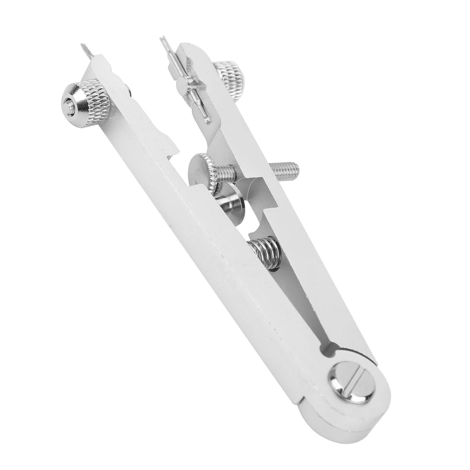 Professional Spring Bar Pliers with Pins 6825 - Watch Repair Tool Kit for Watch Bands & Straps Replacement (Silver) - Perfect for Watchmakers, Jewelers & DIY Watch Repair Enthusiasts