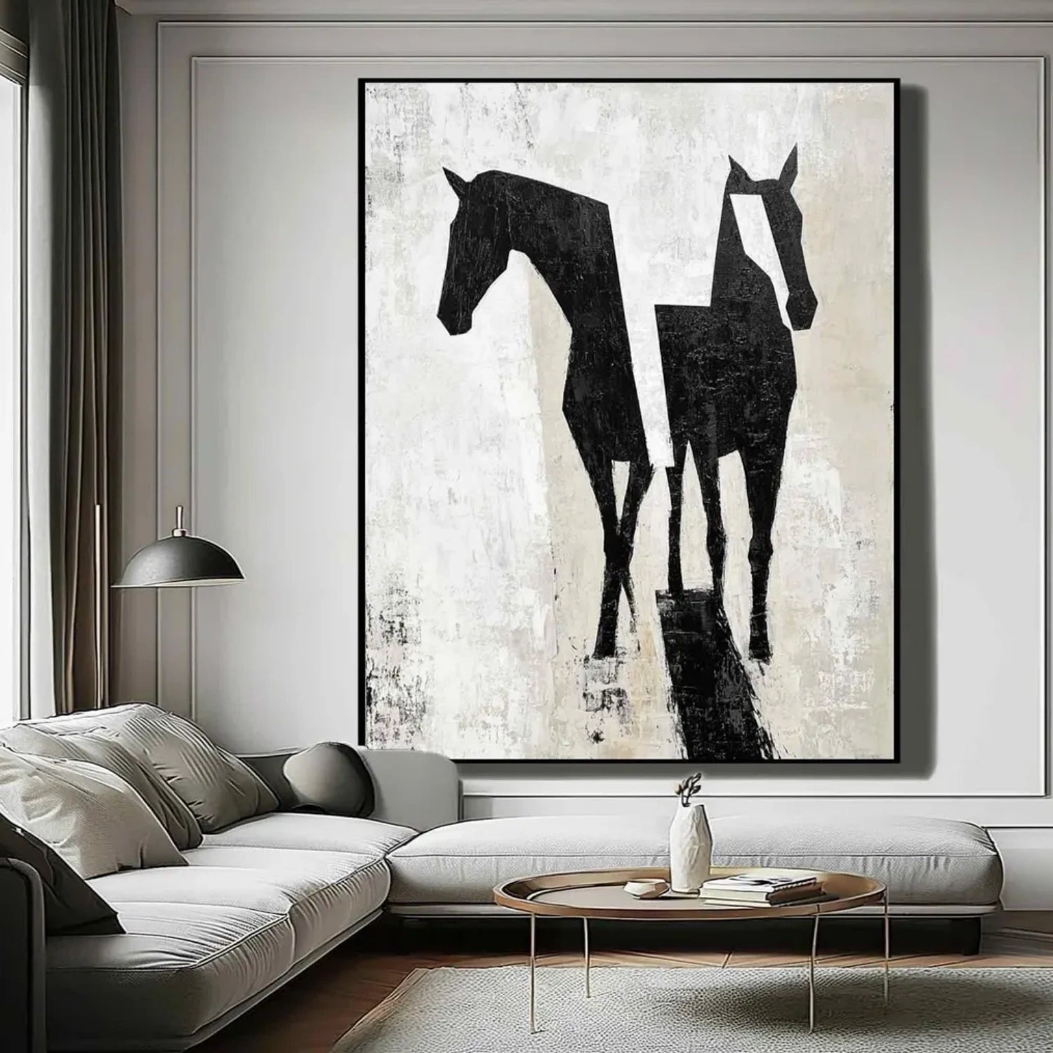 Animal Art Painting #AP121 - Handmade Wildlife Canvas Wall Decor for Living Room, Bedroom & Office