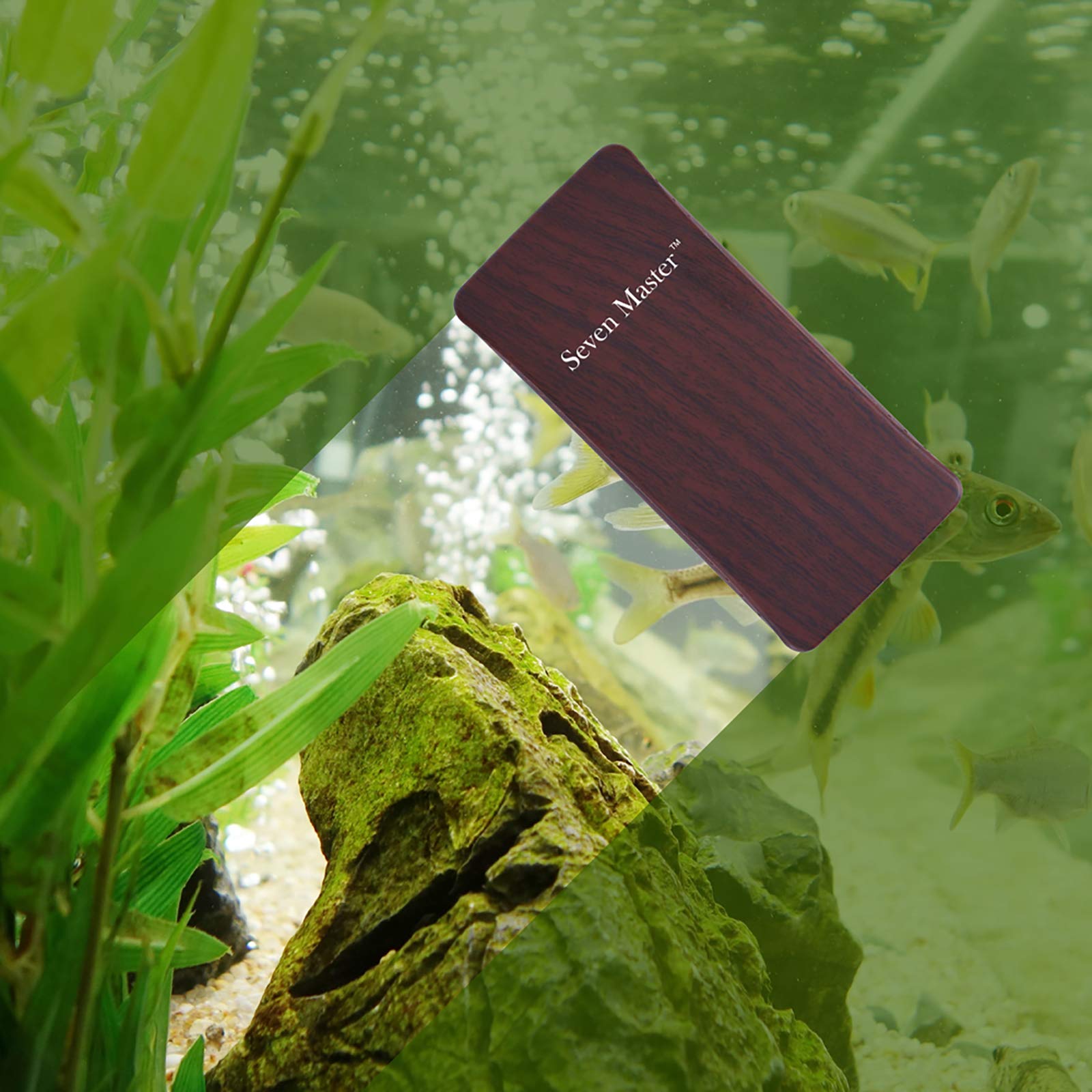 Strong Magnetic Aquarium Cleaner - Floating Scrubber & Algae Scraper Tool for Fish Tank (Medium Size) | Perfect for Glass/Acrylic Tanks, Home & Office Aquarium Maintenance