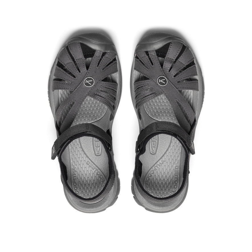 Women's Rose Sandal - Comfortable Summer Casual Shoes with Magnet/Black Color Options | Perfect for Beach, Vacation, and Everyday Wear