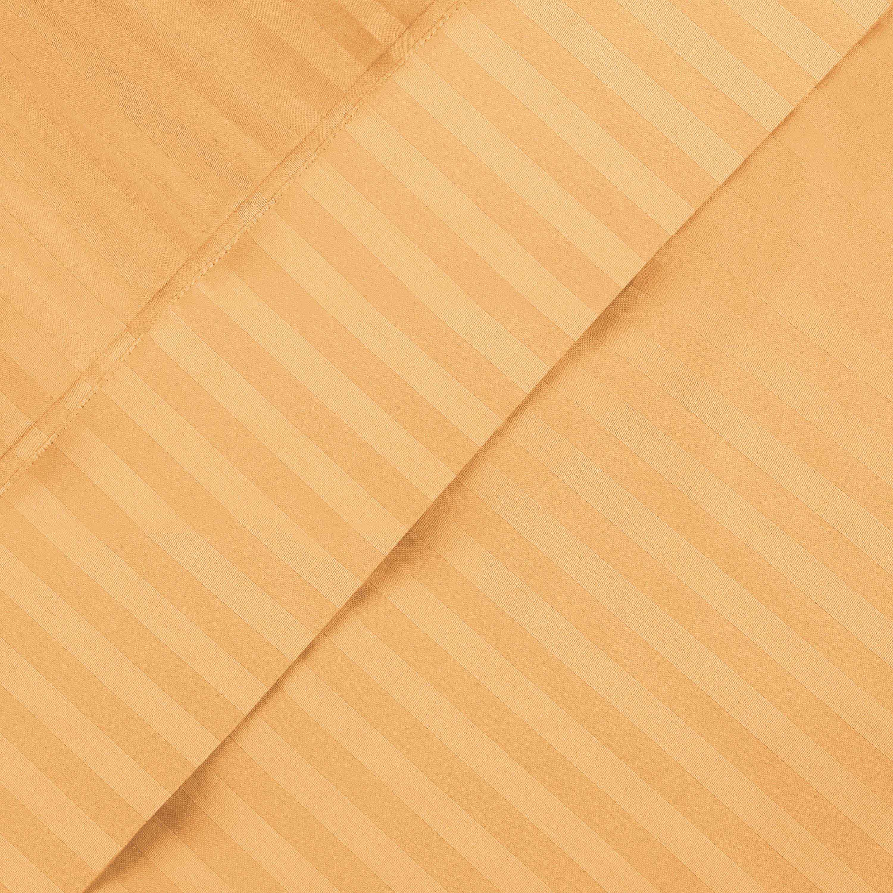 Premium 600 Thread Count Egyptian Cotton Sheet Set - Deep Pocket, Striped Design for Ultimate Comfort & Luxury - Perfect for Master Bedrooms & Guest Rooms