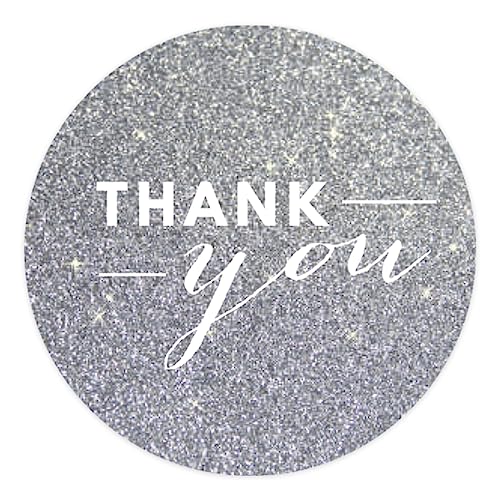 Silver Glitter Printed