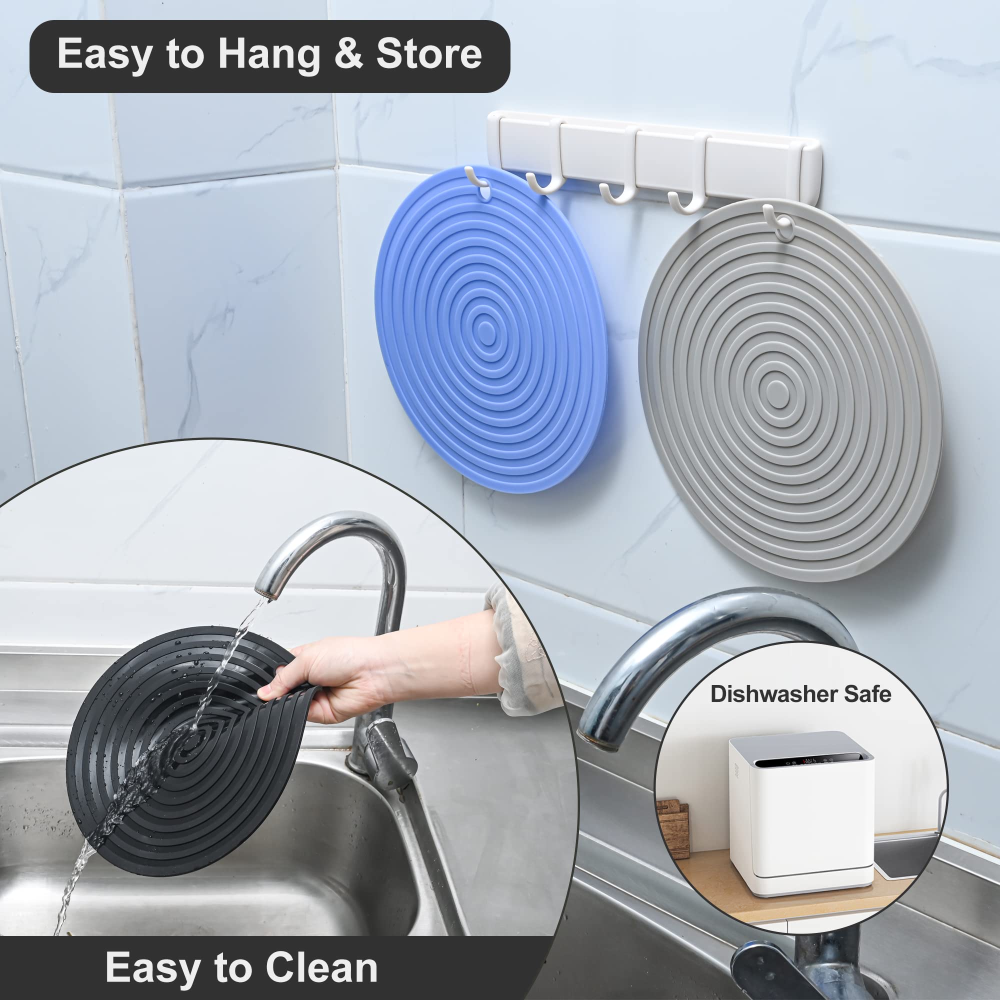 Smithcraft Silicone Trivets Set of 2 - 11.81