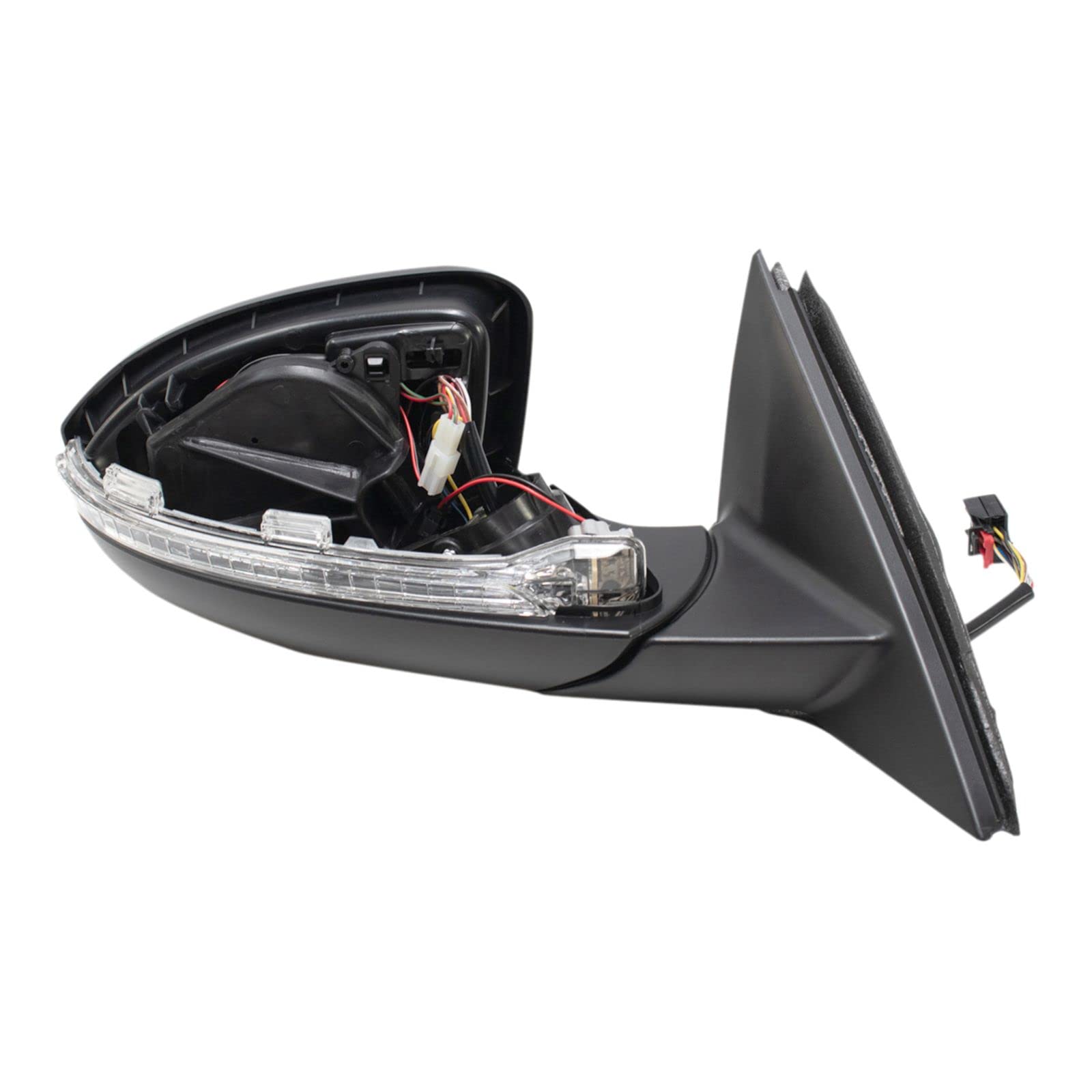 Right Side Power Memory Heated Mirror Compatible with 2019-2022 Volkswagen Jetta - VW1321175 Replacement - Perfect for Winter Driving & Parking Assistance