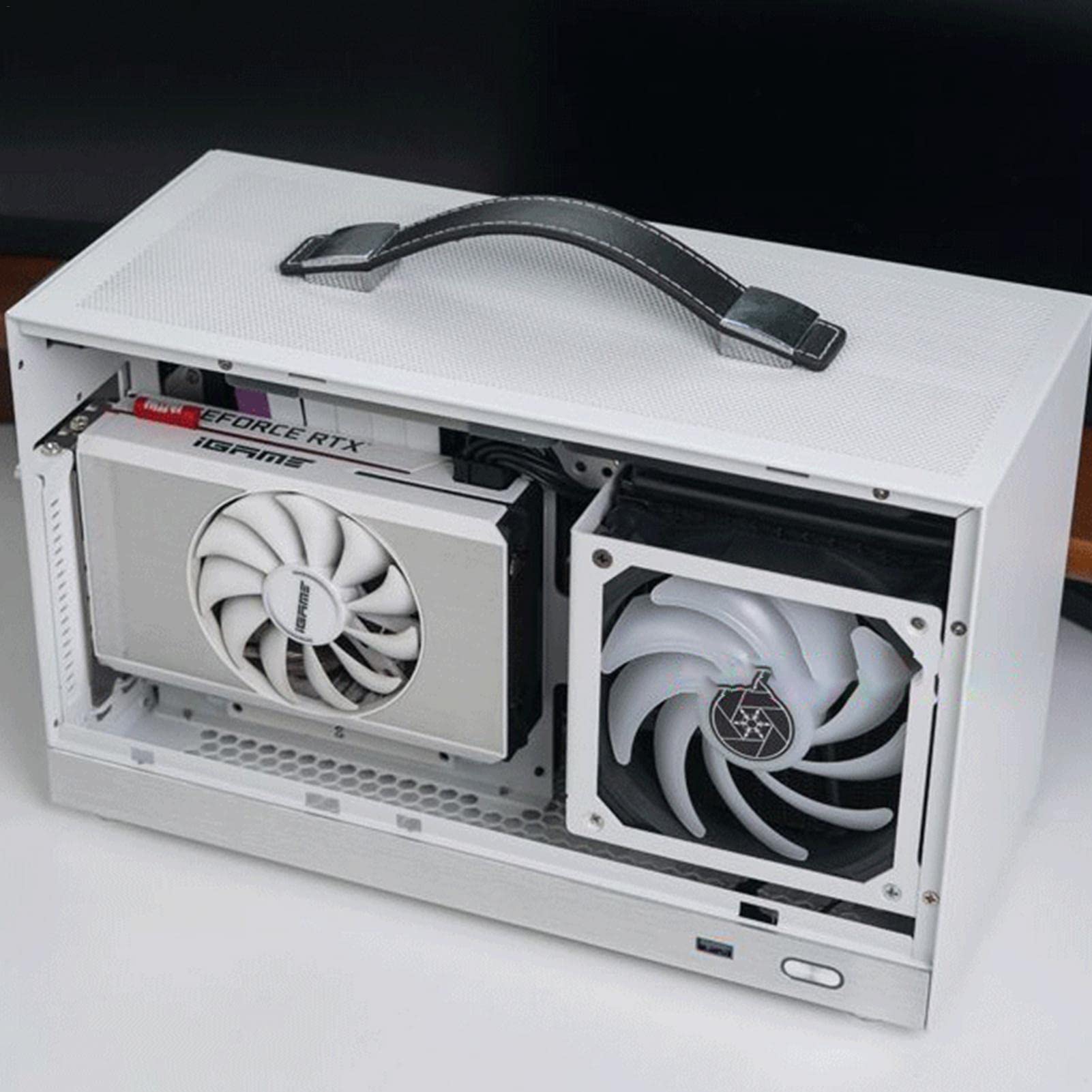 Mid Tower PC Case with Electrostatic Protection & Included Fans - Large Expansion Computer Host Case for Various Mainstream Configurations | Ideal for Gaming, Workstation & Home Office Setups