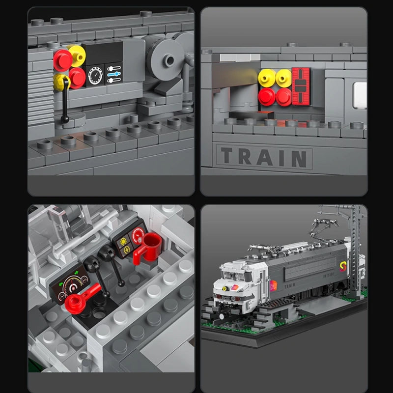 ReoBrix 66803 BB15000 Electric Train Set - Premium Model Train Kit for Collectors & Hobbyists | Perfect for Home Display, Railway Enthusiasts & DIY Projects