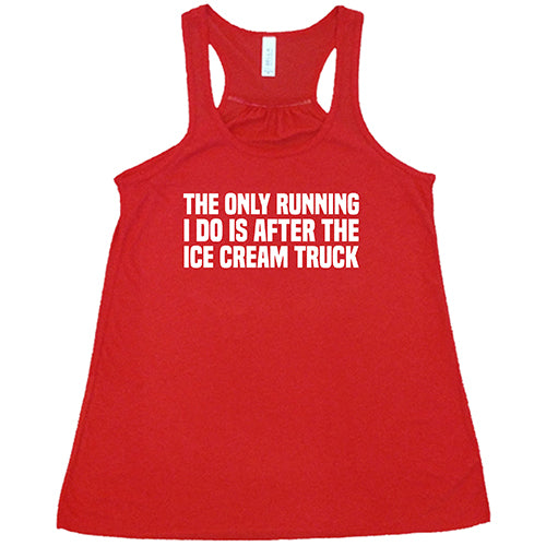 Funny Running After Ice Cream Truck T-Shirt - Humorous Graphic Tee for Men & Women - Perfect for Summer Outings & Casual Wear