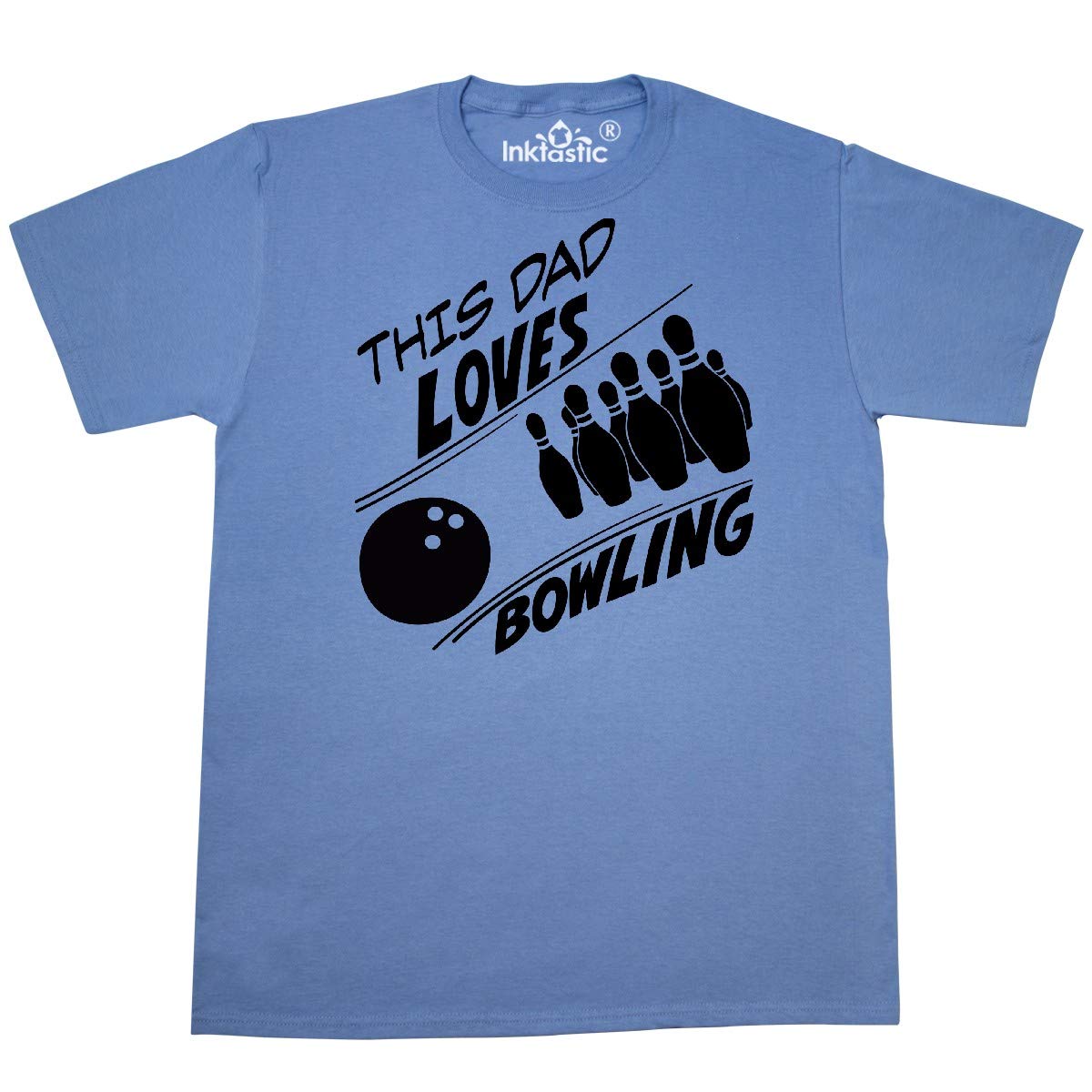 Inktastic Funny Bowling Dad T-Shirt - Vintage Style Graphic Tee for Fathers Who Love Bowling | Perfect Gift for Bowling Enthusiasts & Casual Wear