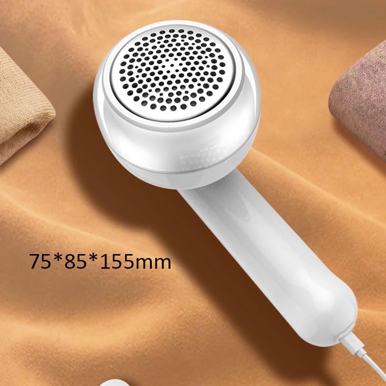 Rechargeable Fabric Shaver & Lint Remover with Electrostatic Brush - Perfect for Clothes, Sweaters, Blankets & Upholstery Care