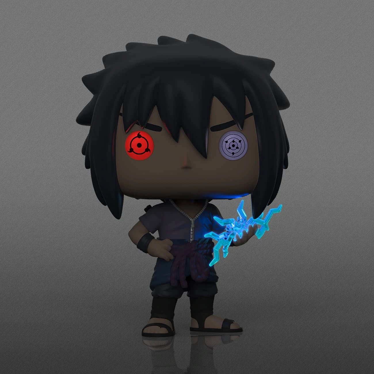Naruto Shippuden Sasuke Uchiha (Rinnegan) AAA Exclusive Glow in the Dark Action Figure #1023 - Perfect for Anime Collectors, Gift for Fans, and Home Decor Display