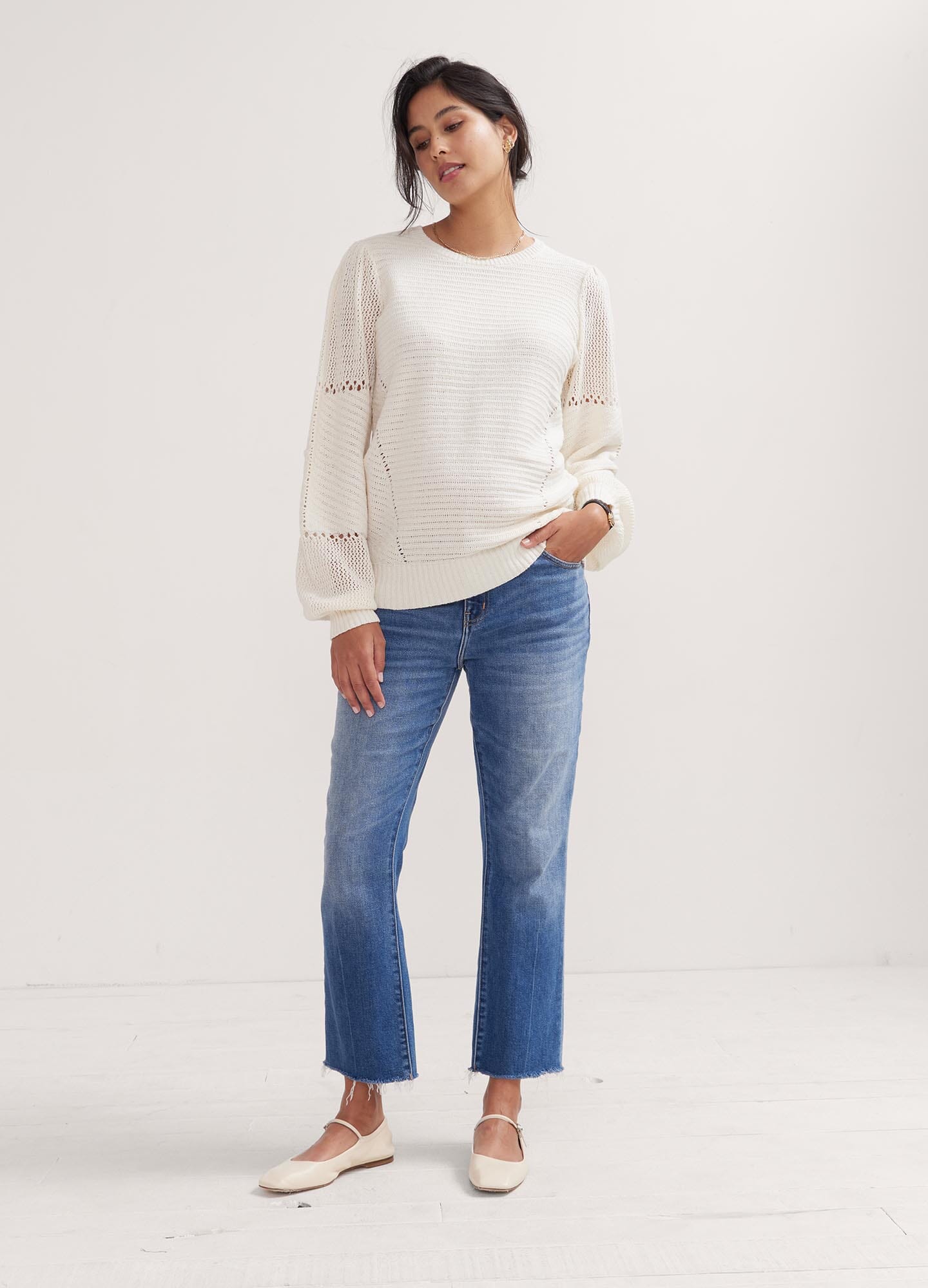 Best Stretchy Maternity Jeans for Pregnant Women - Comfortable High Waist Denim Pants for Pregnancy - Perfect for Everyday Wear, Work & Casual Outfits