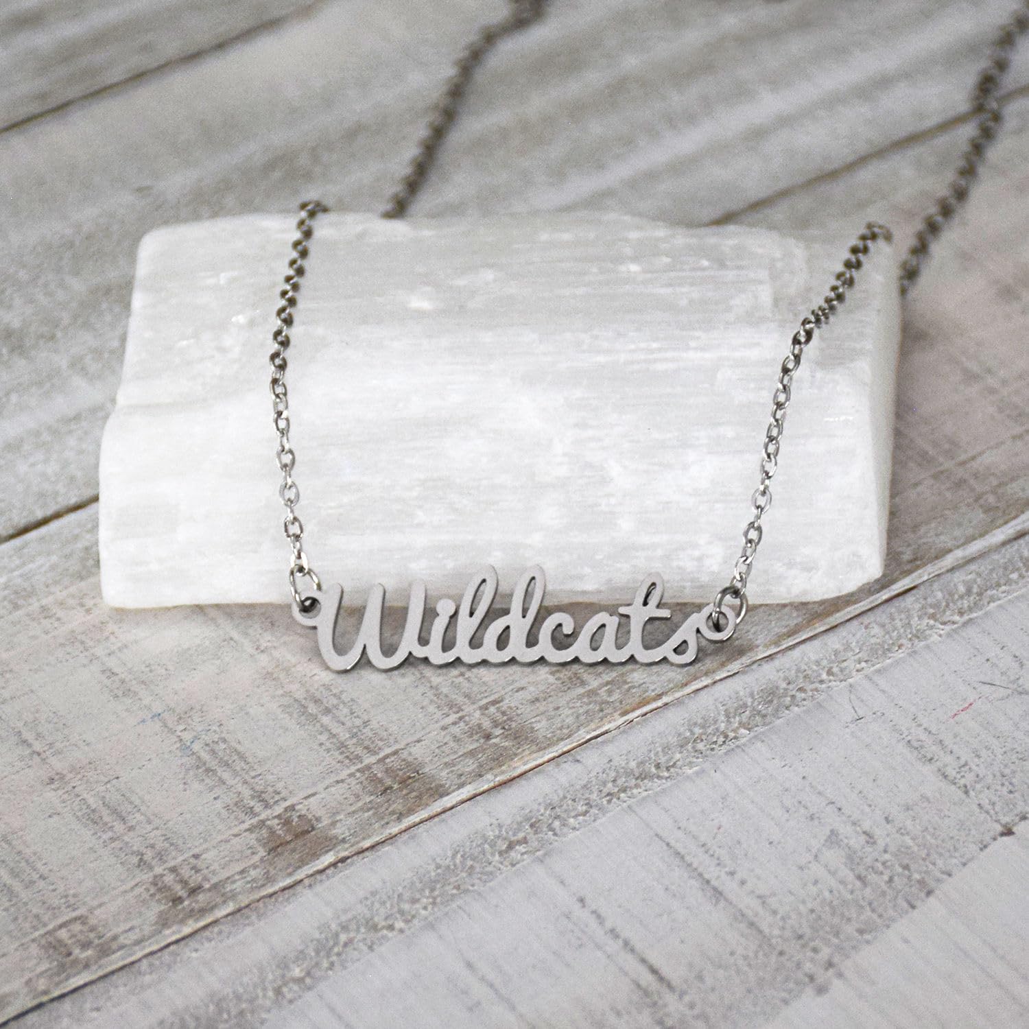 Fan Freanzy Athletic Script Necklace - Elegant Sports Jewelry for Women - Perfect for Workouts, Gifts & Everyday Wear