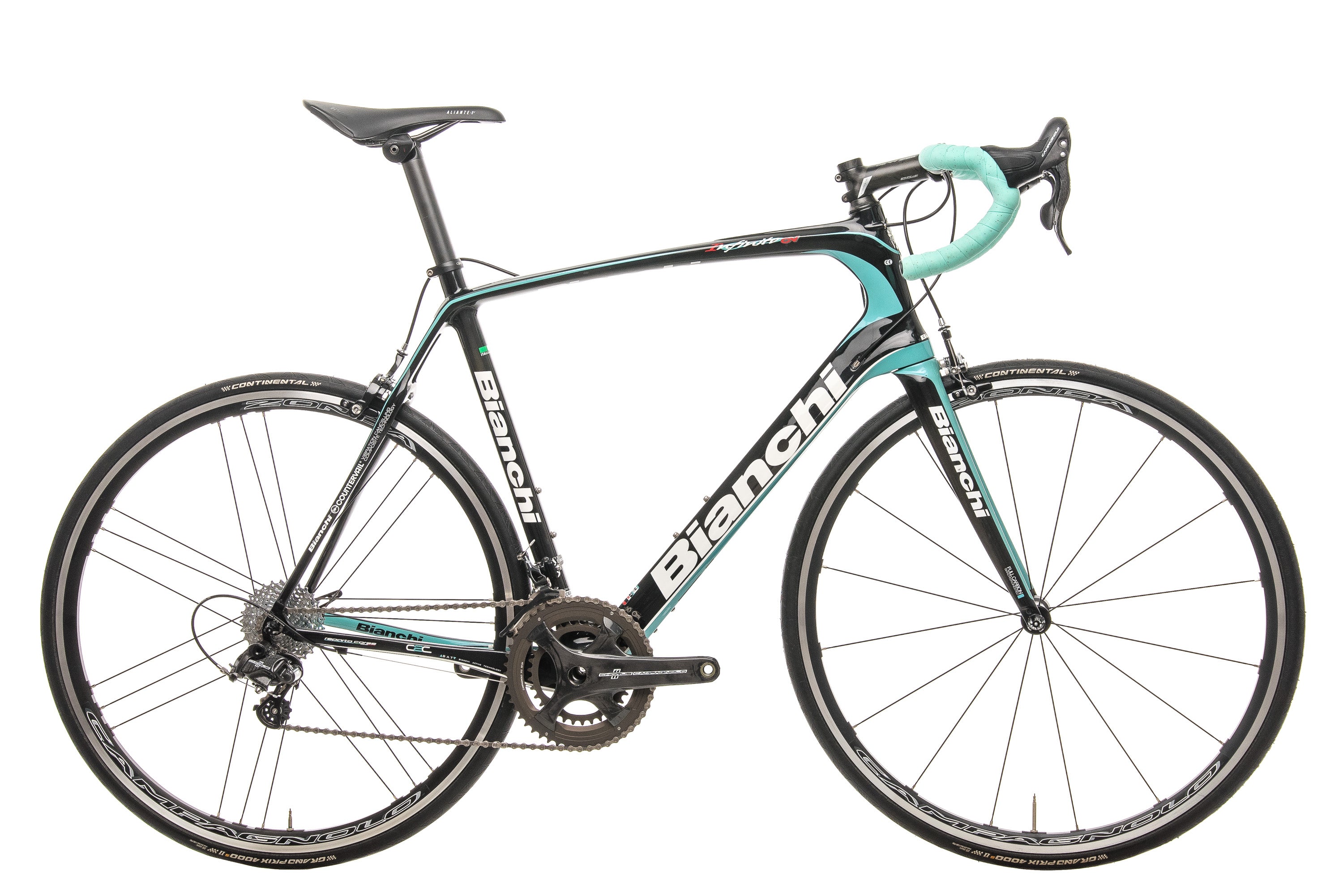 Bianchi Infinito CV Chorus Carbon Road Bike 2016 - 61cm Size for Men - Perfect for Long Distance Cycling & Endurance Races