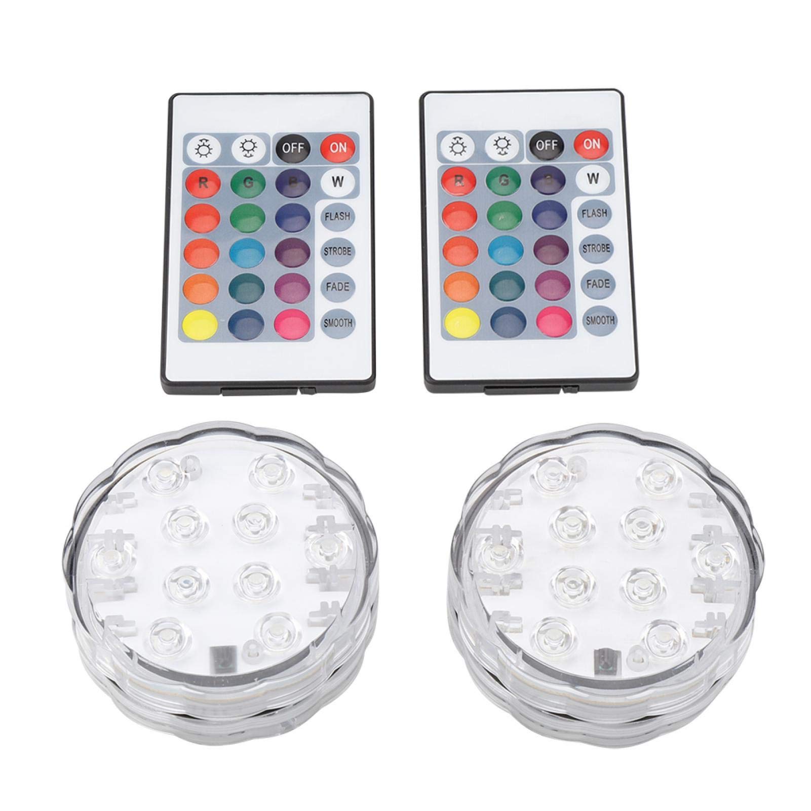 Uxsiya Pool Lamp - 10 LED Beads Energy Saving Underwater Light, IP65 Waterproof for Swimming Pools, Spas, Vases, Fish Tanks, Ponds, and Home Decorations – Perfect for Indoor and Outdoor Water Features