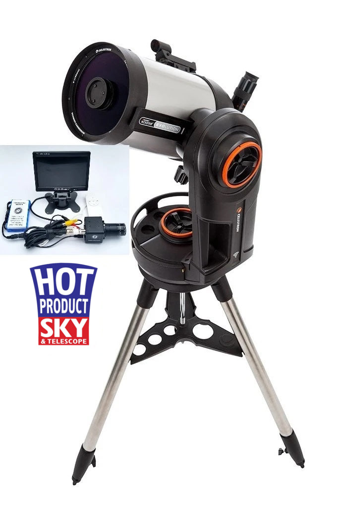 NexStar Evolution 8 Telescope Package 12091 - Perfect for Stargazing, Astrophotography & Backyard Astronomy