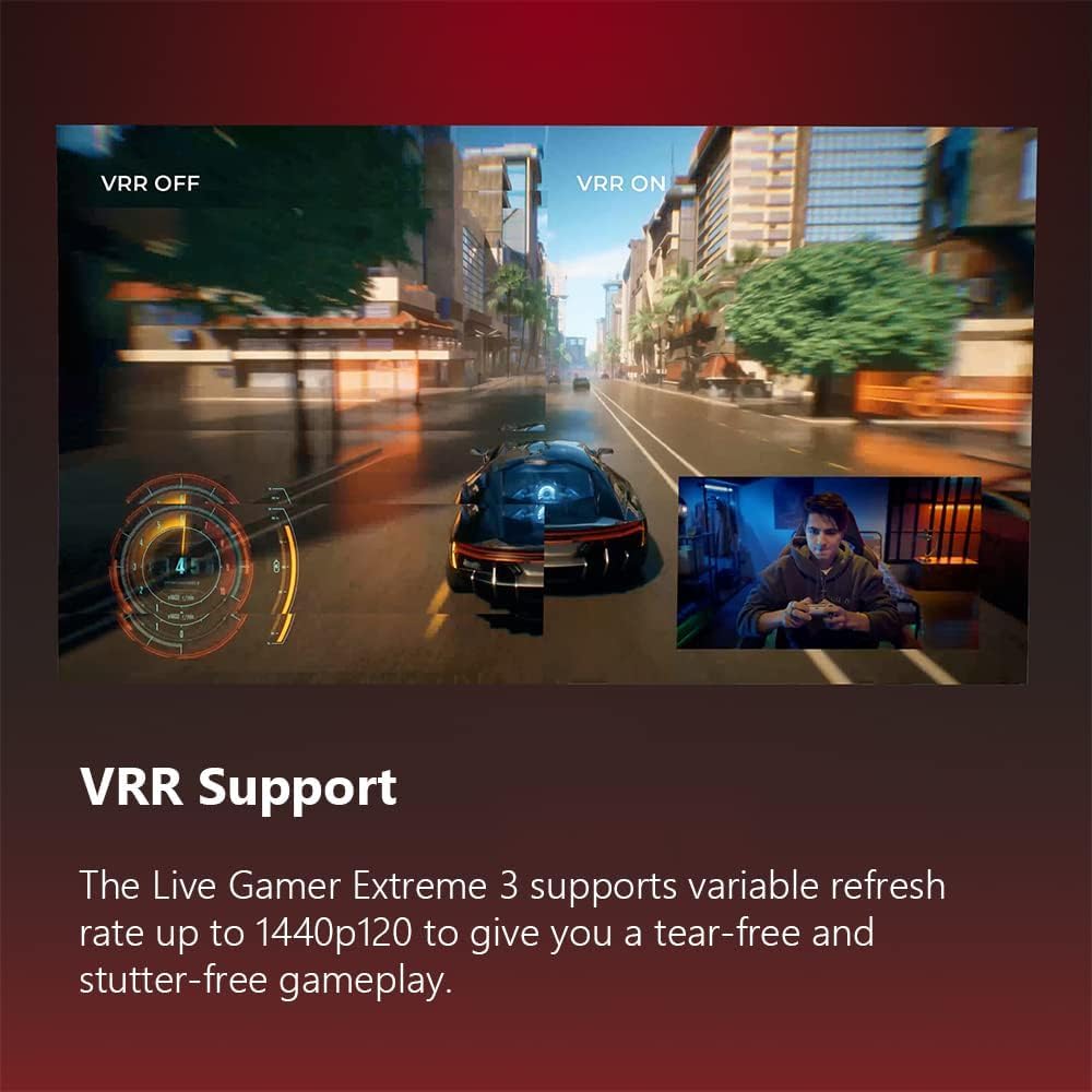 AVerMedia GC551G2 Live Gamer Extreme 3 White - 4K Capture Card for Streaming, 1440p120 Video Capture Device for PS5, Xbox Series X/S, Nintendo Switch, PC | Compatible with Twitch, OBS, Windows & Mac | Perfect for Game Streaming, Live Broadcasts & Content Creation