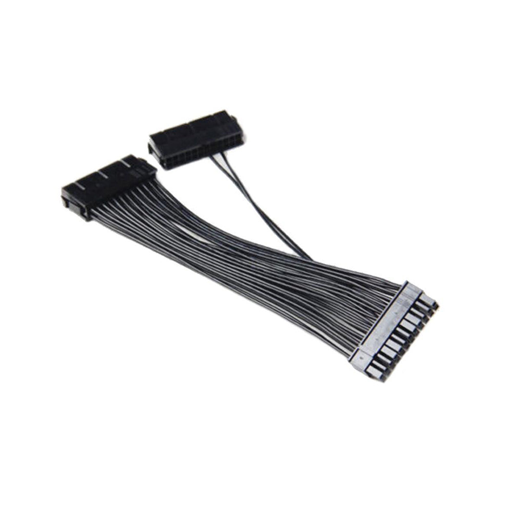 24 Pin to Dual 24 Pin ATX Power Supply Splitter Cable - Connect Multiple Motherboards for Mining Rigs, Servers & PC Workstations