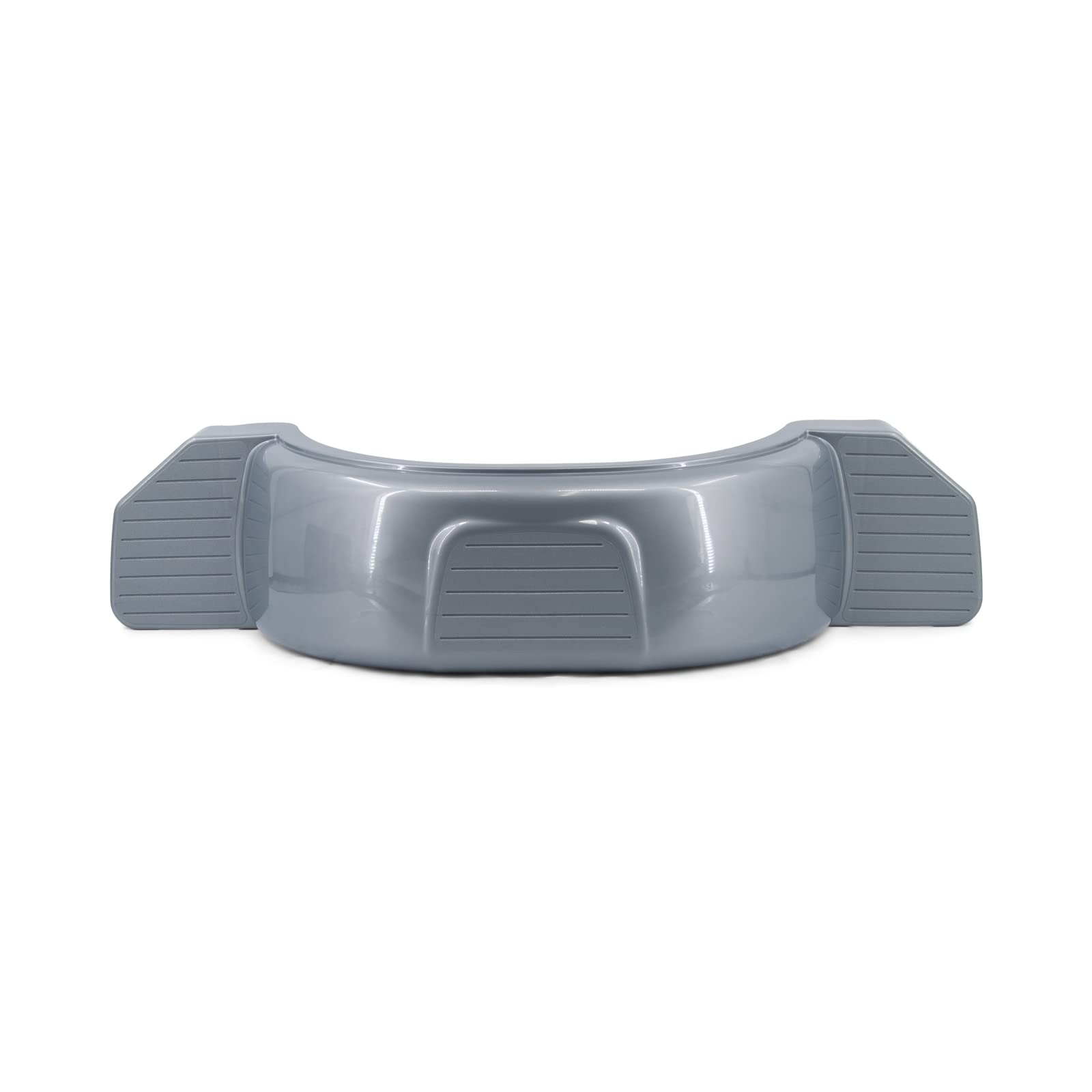 Heavy-Duty Silver Plastic Boat Trailer Fender with Steps - 9.7