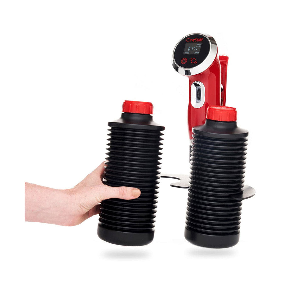 CineStil Collapsible 1000ml Accordion Chemical Bottle for Film Development - Perfect for Darkroom, Photography Labs & DIY Film Processing