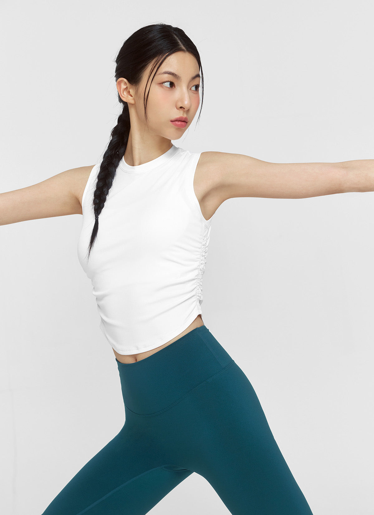 Relaxing Shirred Sleeveless Top for Women - Summer Casual Wear, Beach Outfit, and Vacation Essentials