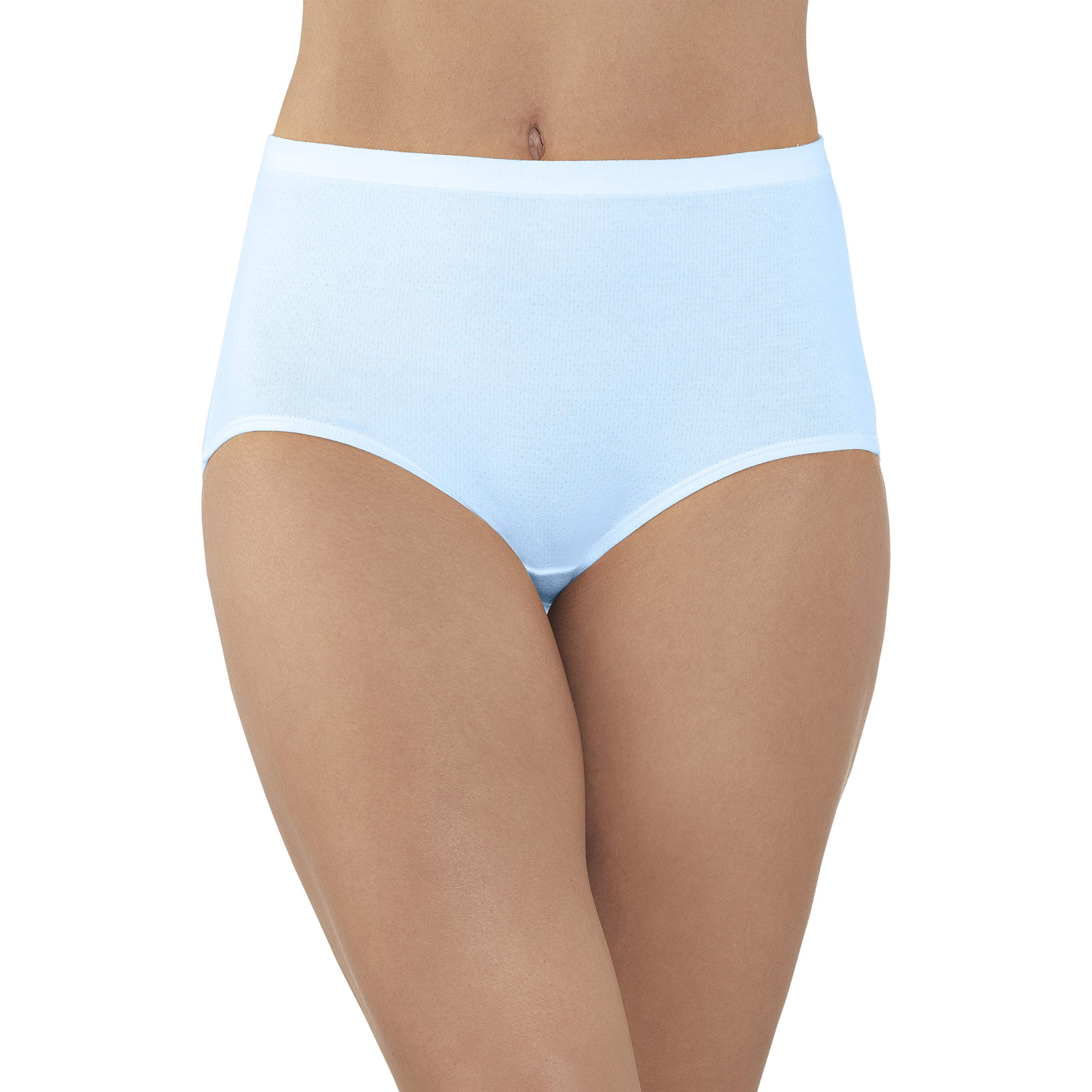 Fruit of the Loom Women's Breathable Cotton Underwear 4-Pack - Soft & Comfortable Everyday Panties for Work, Travel & Lounge