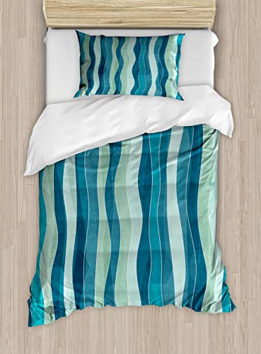 Blue and Almond Green