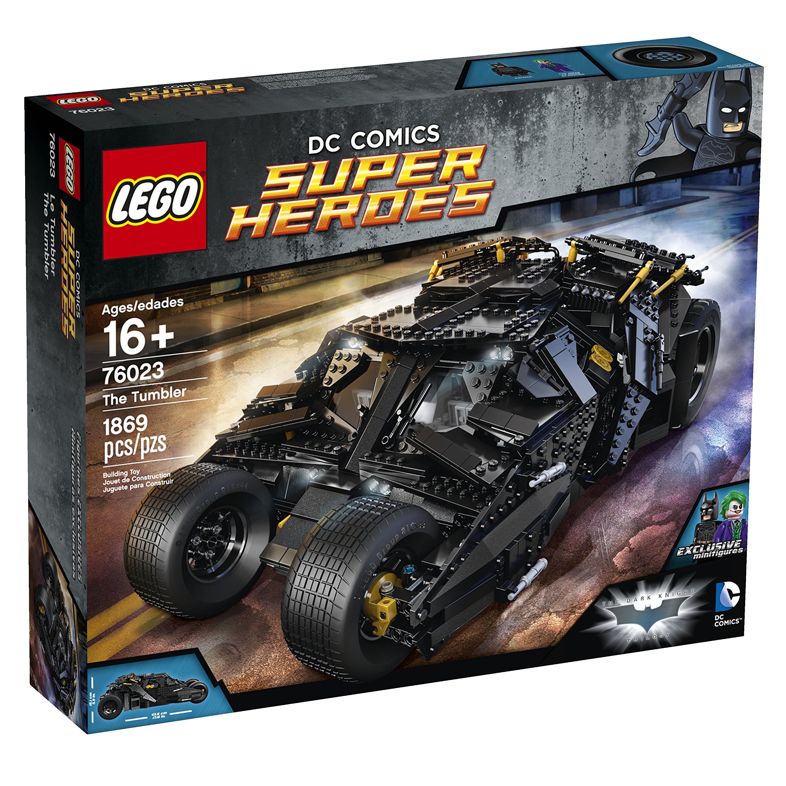 LEGO Superheroes The Tumbler Batman Car Building Set - 2048 Pieces for Adults & Teens - DC Comics Collectible Model Kit for Home Display & Gift Giving