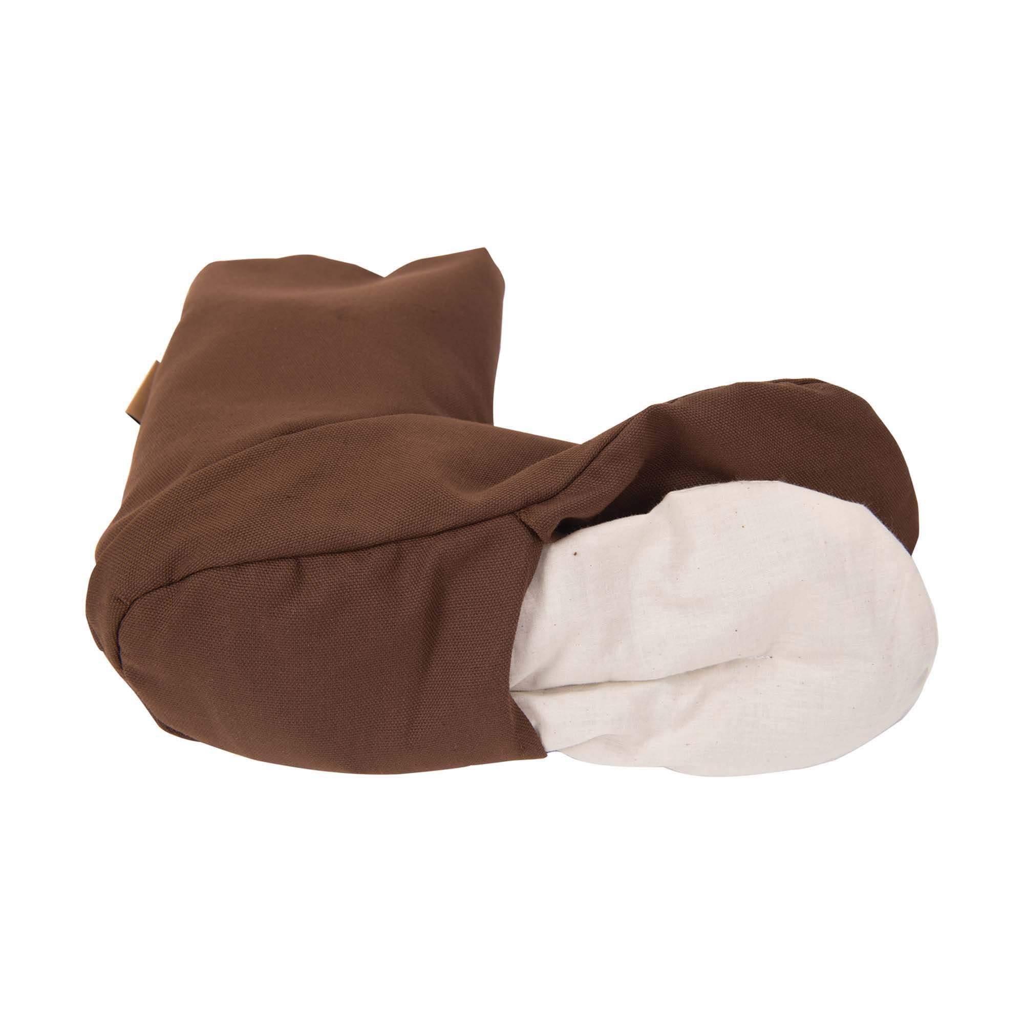 Eco-Friendly Herbal Booties for Women - Chocolate Brown - 1 Pair - Natural Foot Relaxation & Comfort for Home, Spa, and Yoga Use
