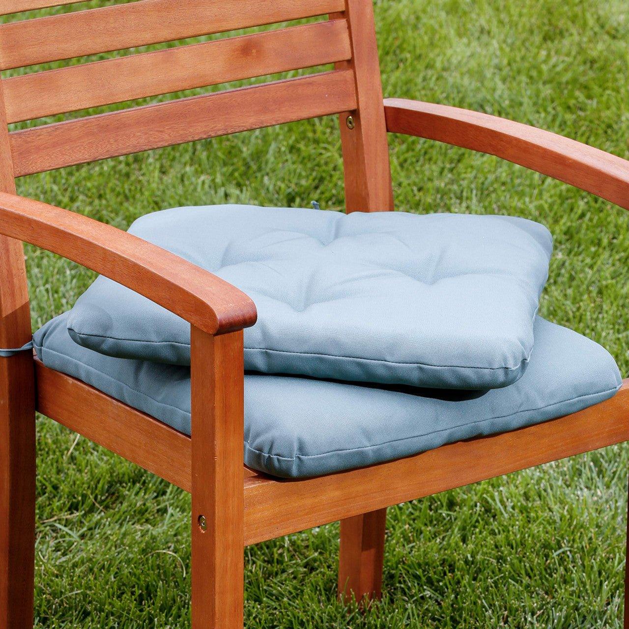 DTY Outdoor Living Leadville Chair Cushions - Waterproof Patio Seat Cushions Set of 2 for Garden, Deck, Poolside & Outdoor Furniture - Comfortable & Weather-Resistant