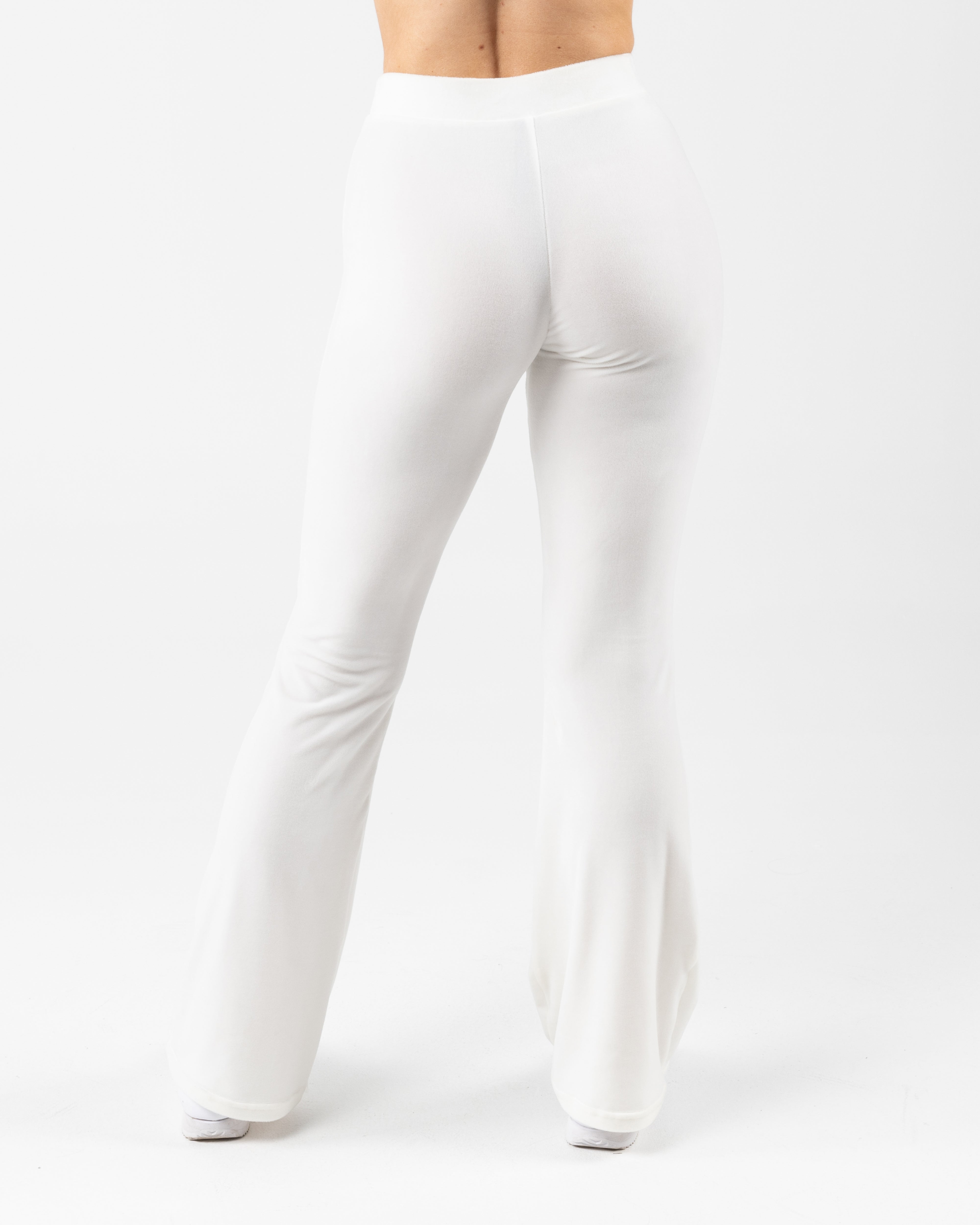 Velour Pants with Lace Trim - Soft & Stylish Women's Lounge Pants for Home, Yoga, and Casual Wear
