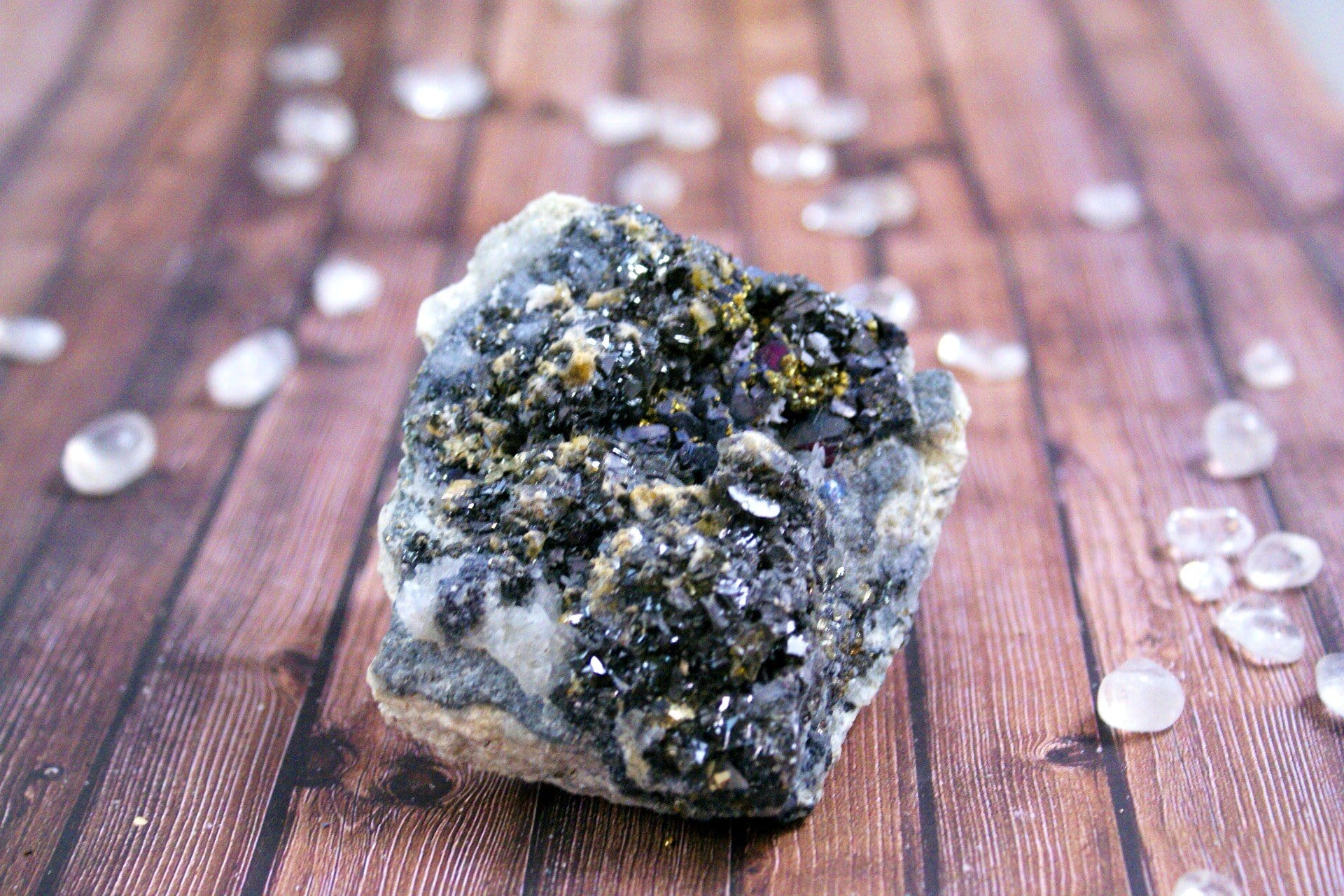 Natural Bulgarian Galena & Pyrite Mineral Specimens - Raw Crystals for Collectors, Healing & Home Decor | Perfect for Crystal Displays, Meditation & Energy Work