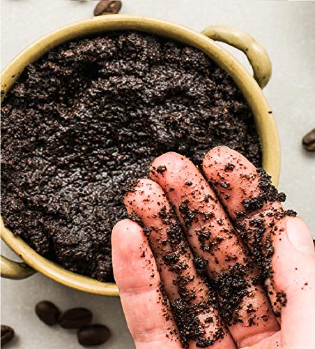 Organic Arabica Coffee Scrub for Face & Body - Natural Exfoliator for Cellulite & Stretch Marks, 100g | Gentle Skin Renewal for Spa Day & Home Skincare Routine