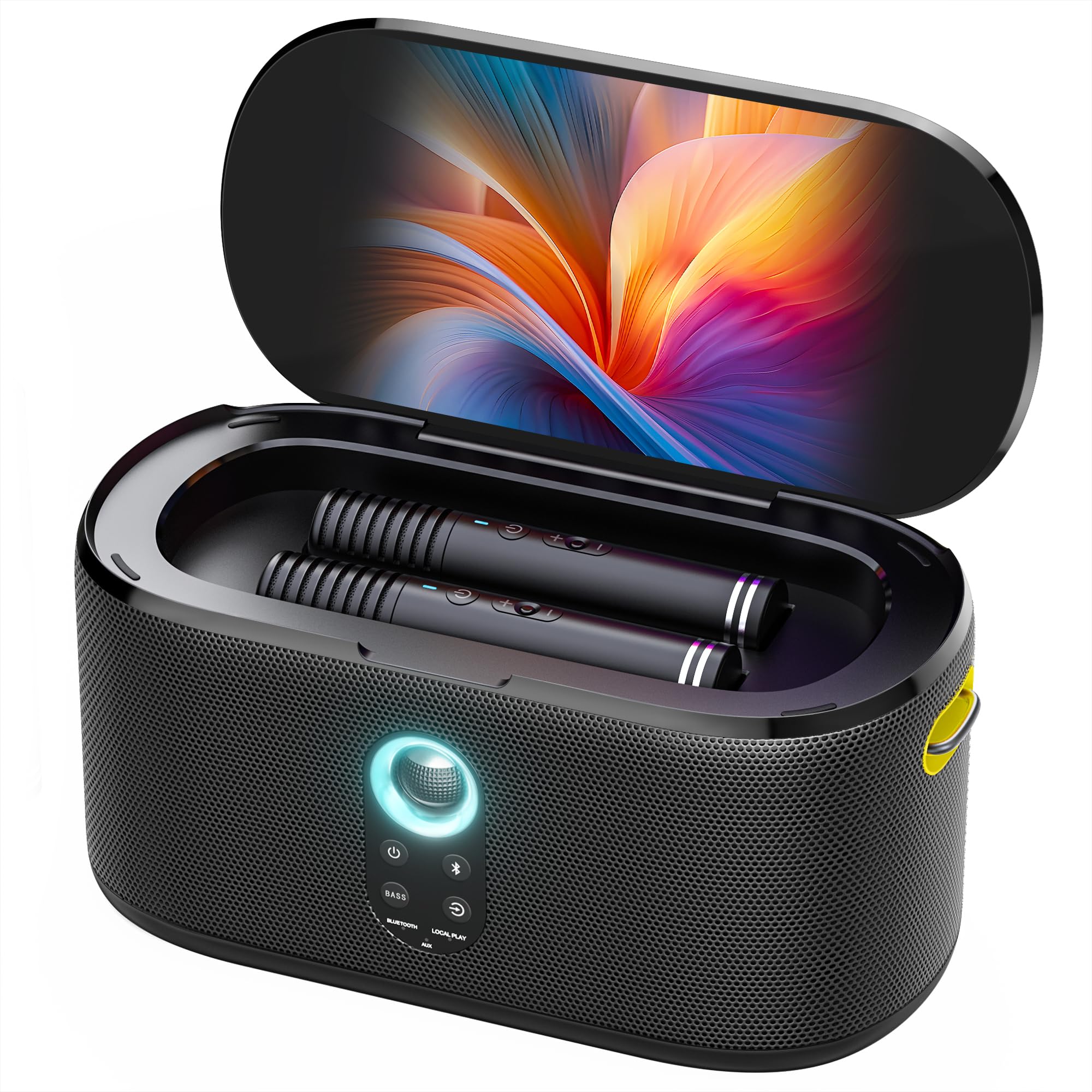Portable Bluetooth Speaker with Microphone - 10.1