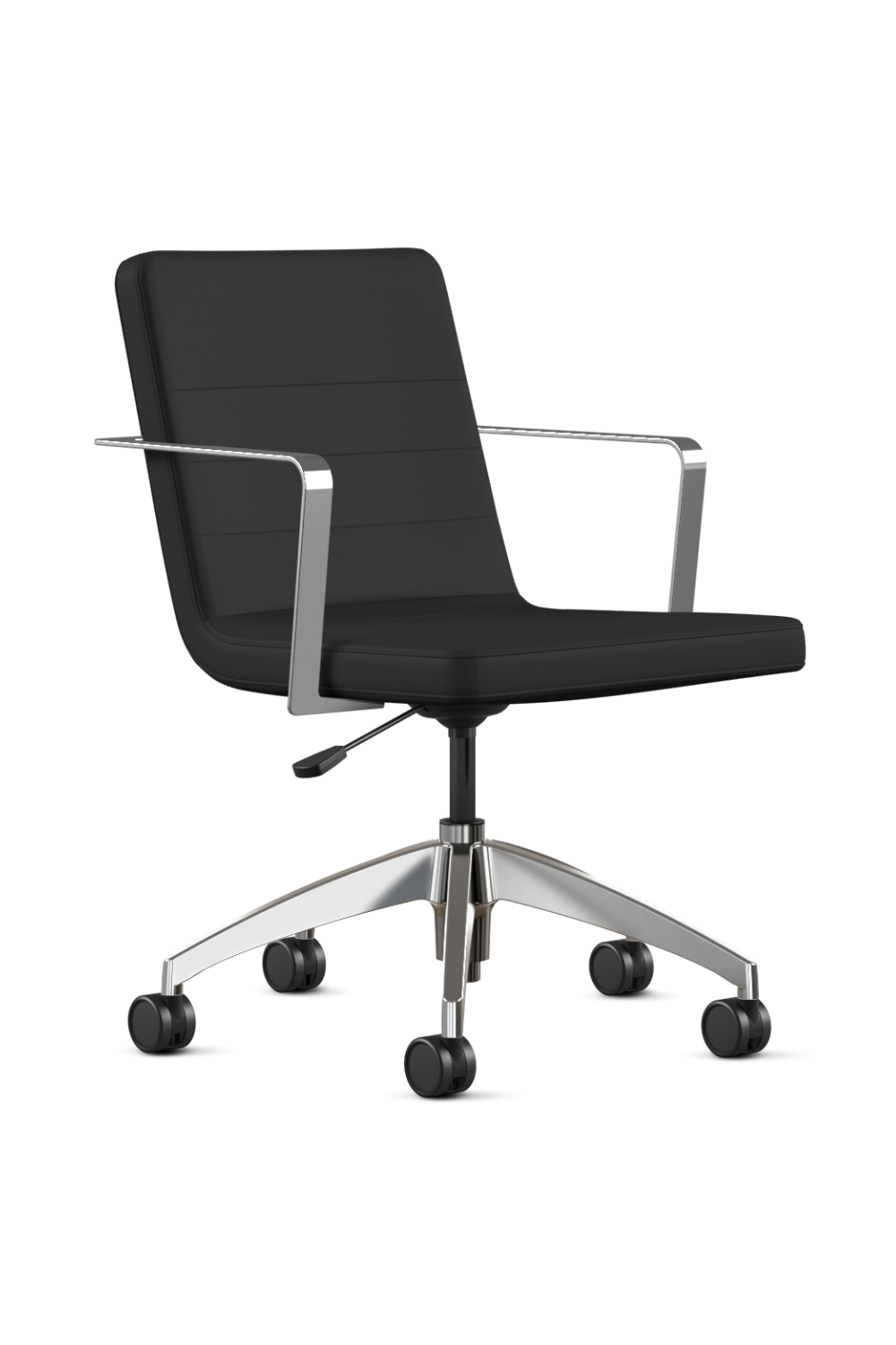 Ergonomic ALBA Conference Modern Chair - Adjustable Office Chair for 9 to 5 Work - High Back Support Executive Chair (Model 2450) - Perfect for Home Office, Conference Rooms & Corporate Workspaces