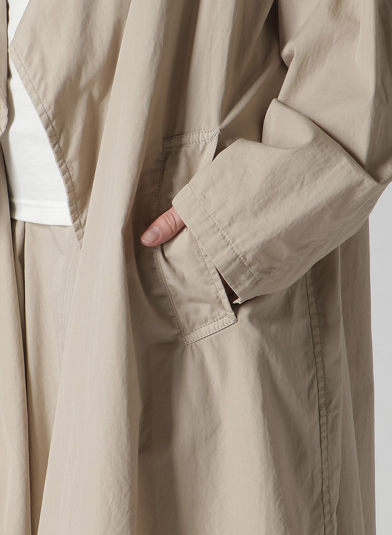 Premium Cotton Broadcloth Dyed Big Collar Trench Coat for Women - Stylish Outerwear for Fall & Winter Fashion, Office Wear & Casual Outings