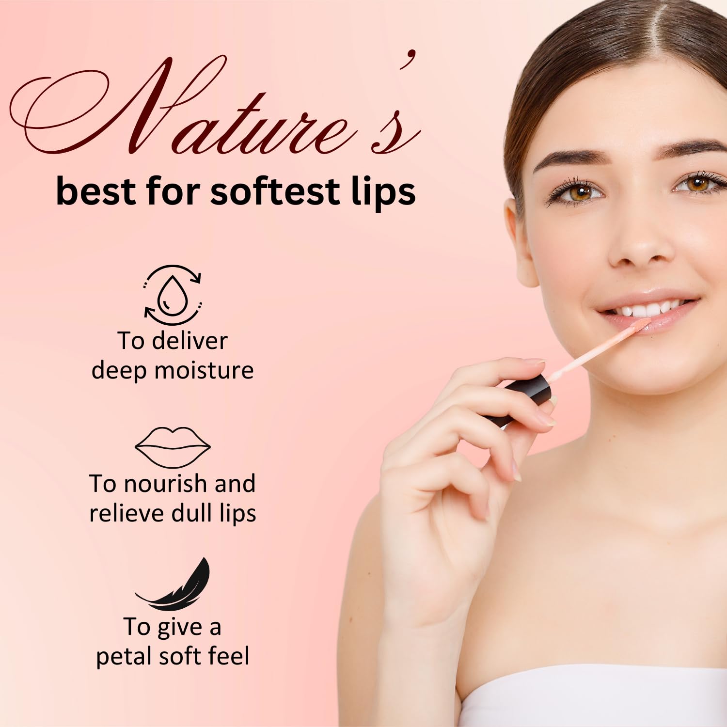 INTIMIFY Lip Brightening Serum for Dark Lips - Whitening & Moisturizing Treatment with Nourishing Formula to Soften Lips for Men & Women - 10ml (Pack of 1) - Perfect for Daily Lip Care & Nighttime Hydration