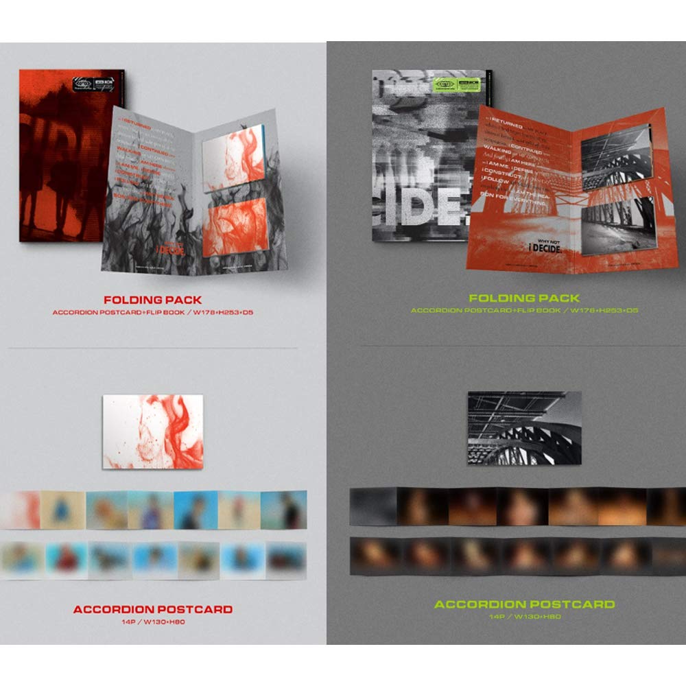 YG iKON 3rd Mini Album - i Decide (Red Version) K-Pop CD with Folded Poster | Perfect for K-Pop Fans, Collectors and Gift Giving